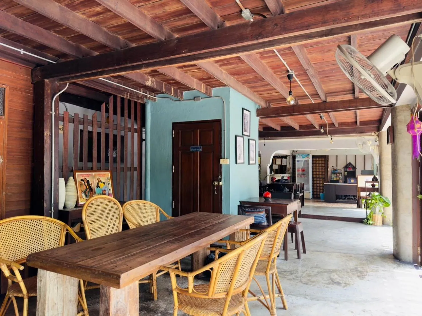 Seating area in Mi Casa Thaphae Chiang Mai