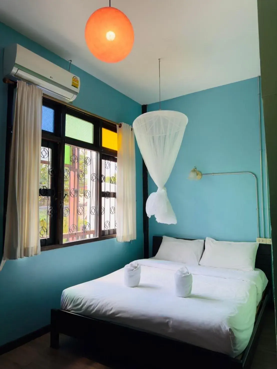 Bed in Mi Casa Thaphae Chiang Mai Bed in Mi Casa Thaphae Chiang Mai