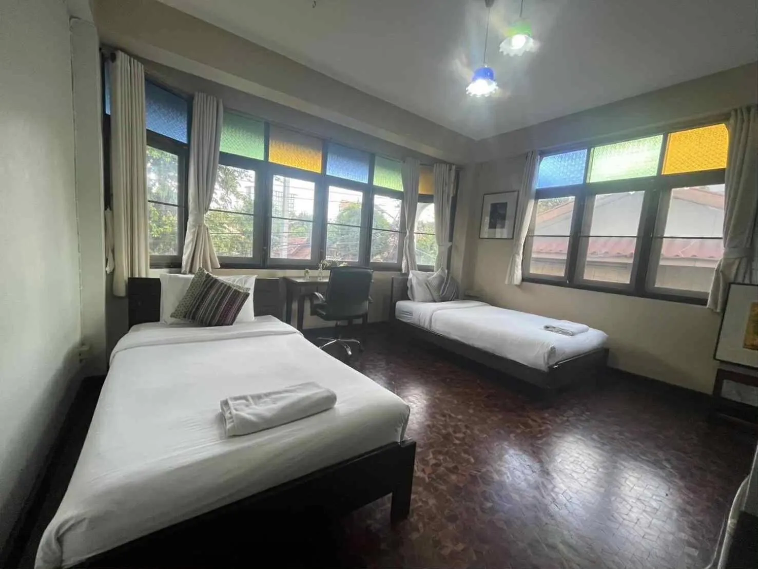 Bed in Mi Casa Thaphae Chiang Mai