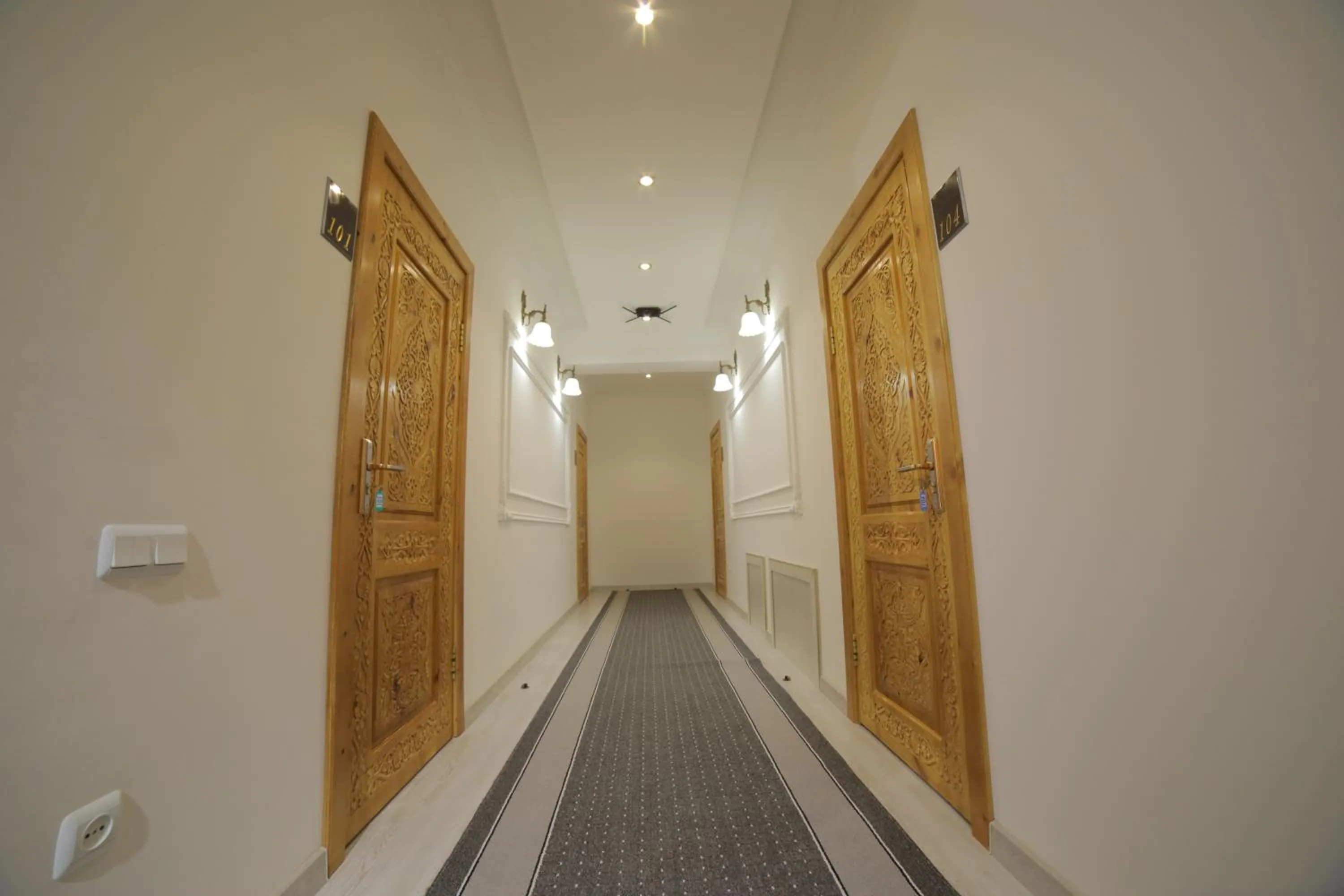 Decorative detail in Annex Hotel Khiva