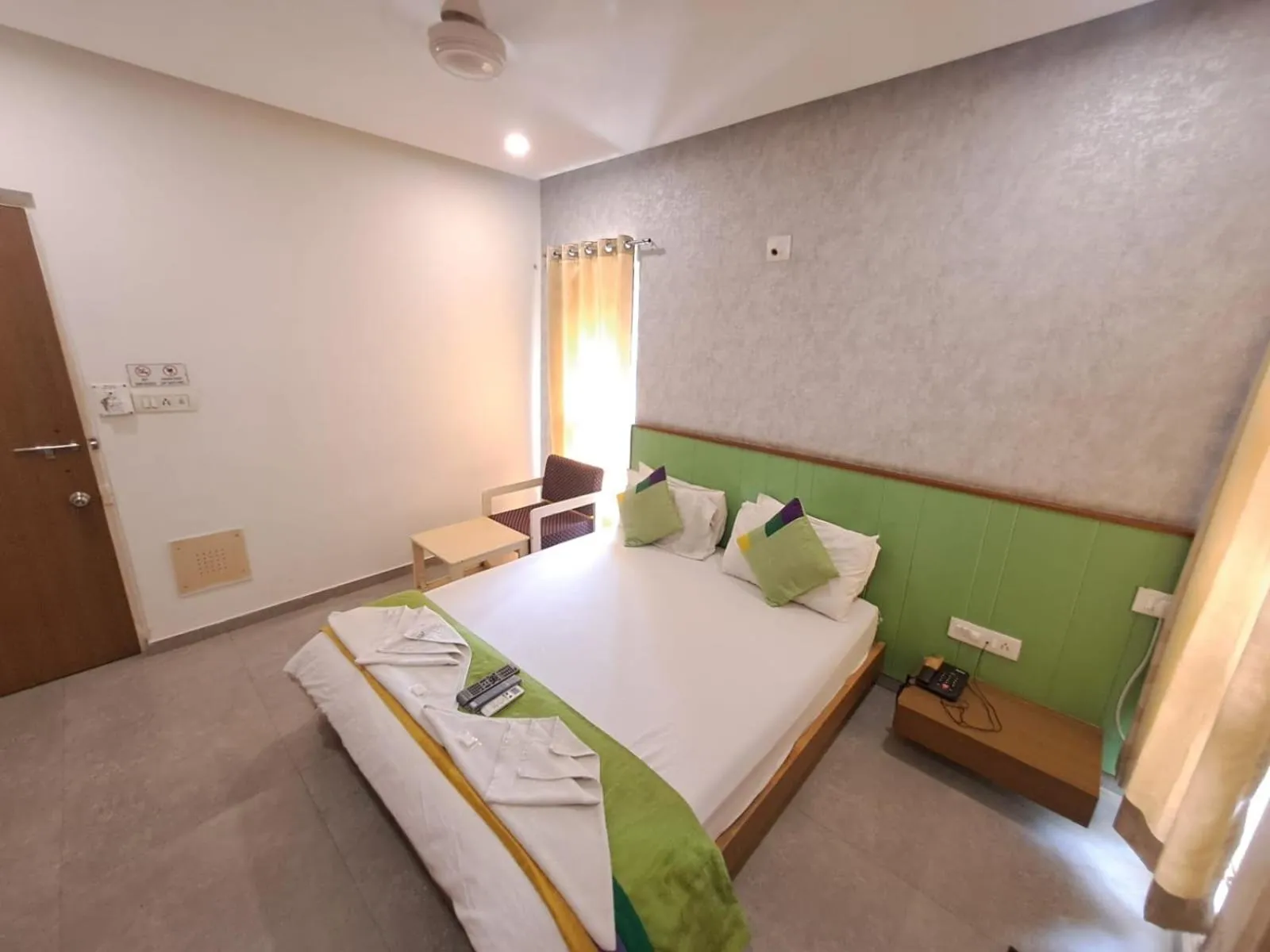 Bed in Hotel Tulsi