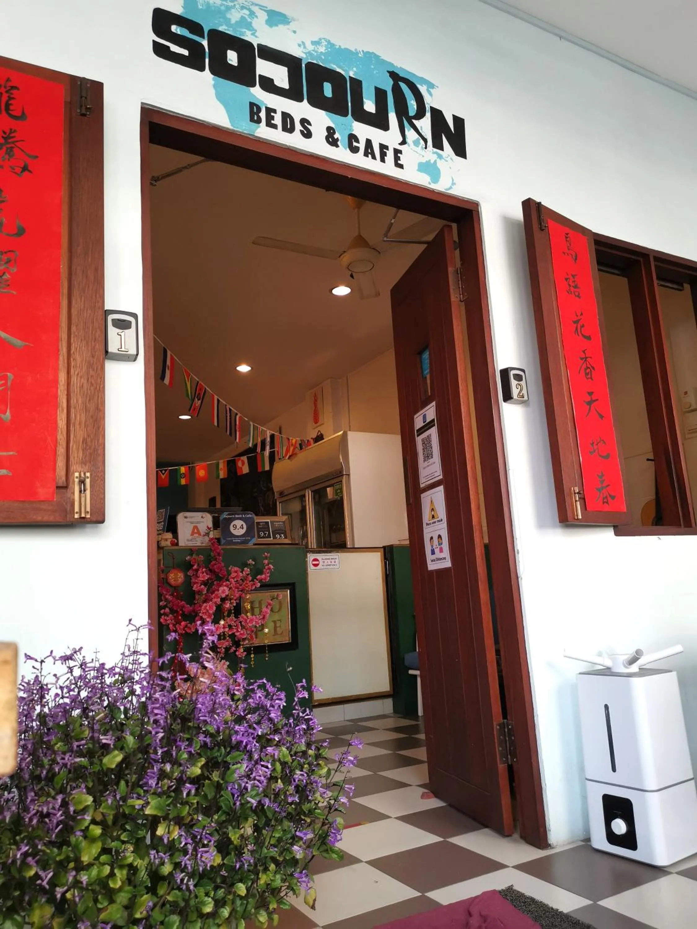 Property building in Sojourn Beds & Cafe