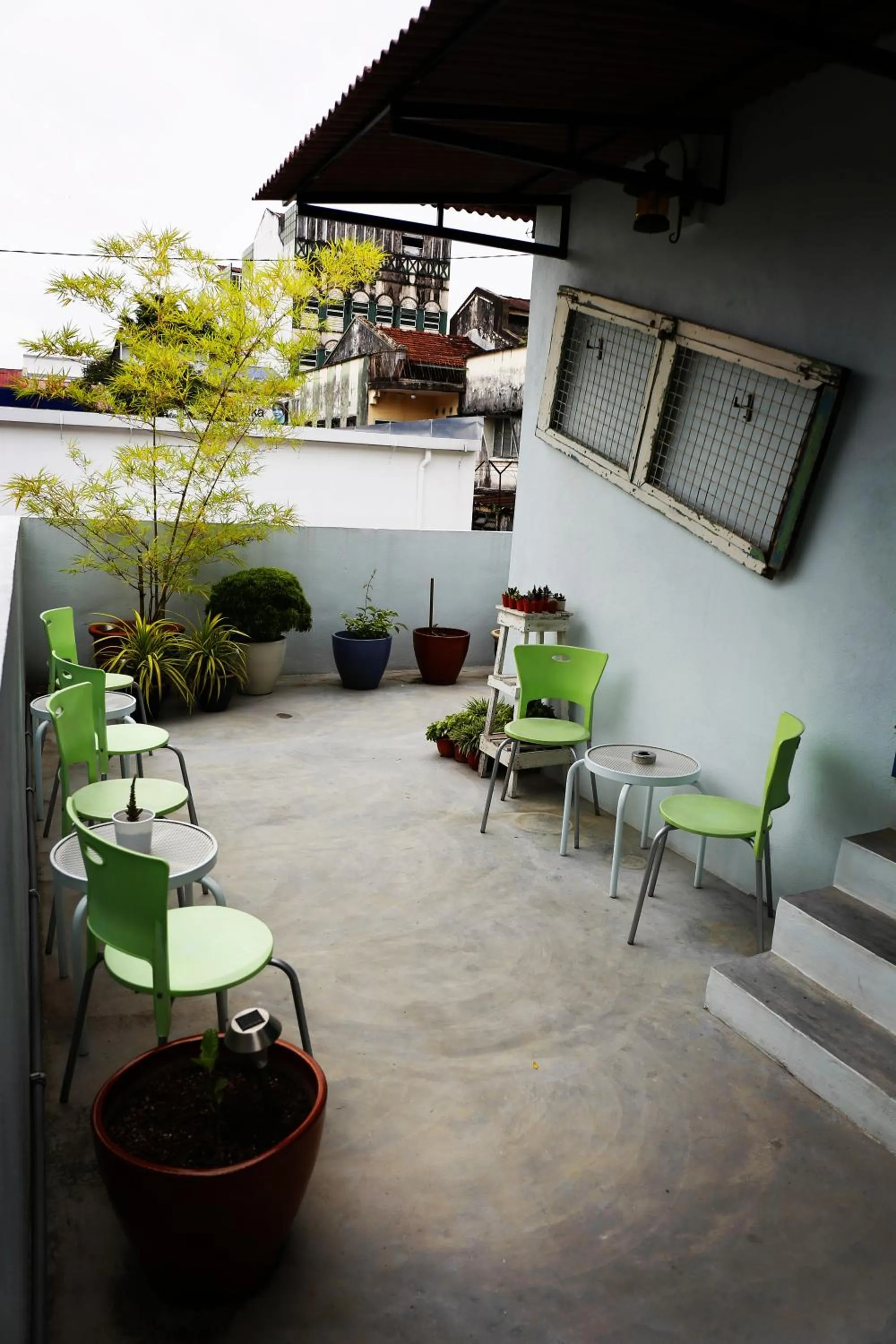 Balcony/Terrace in Sojourn Beds & Cafe