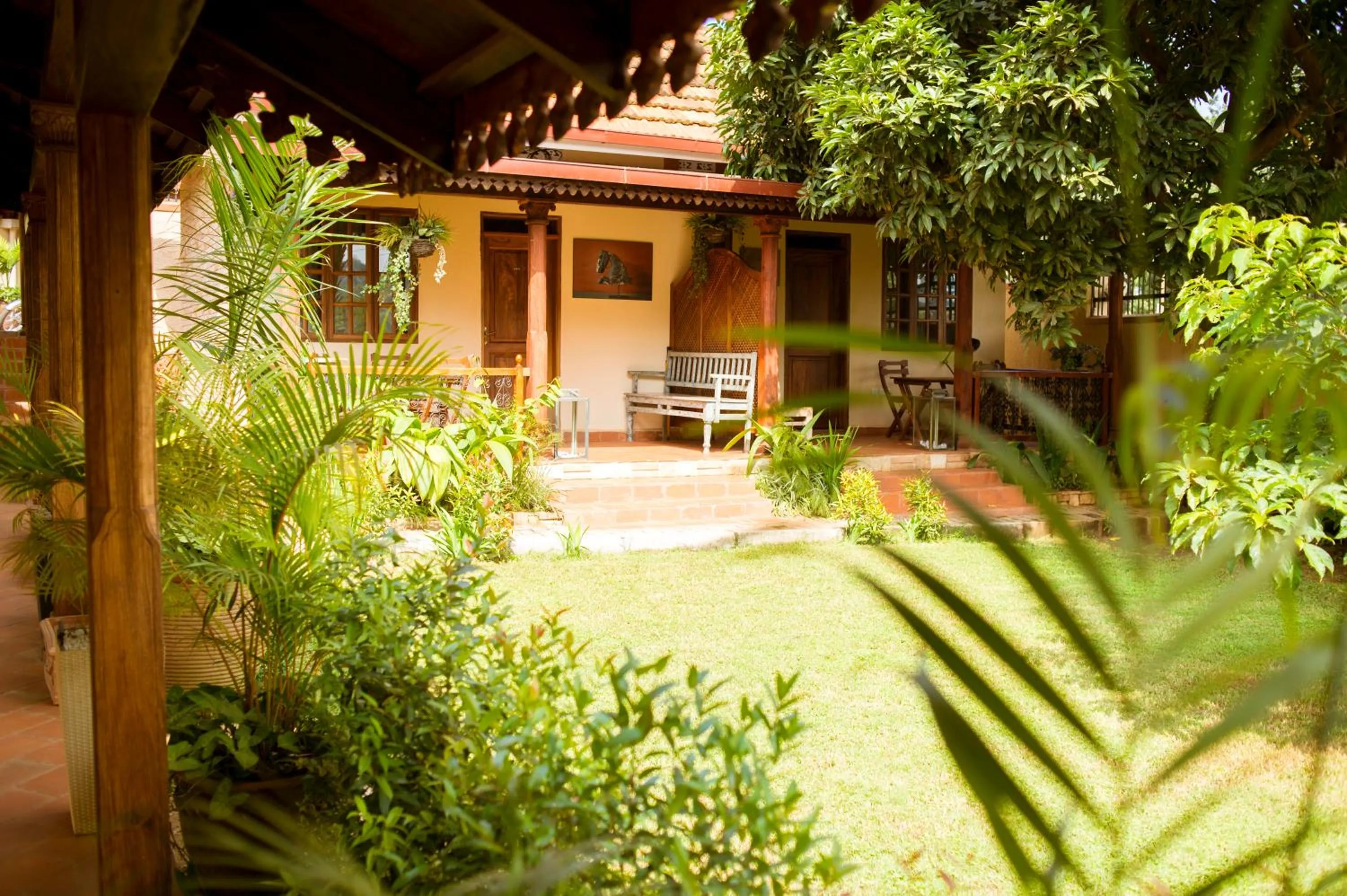 Patio in Villa Kololo