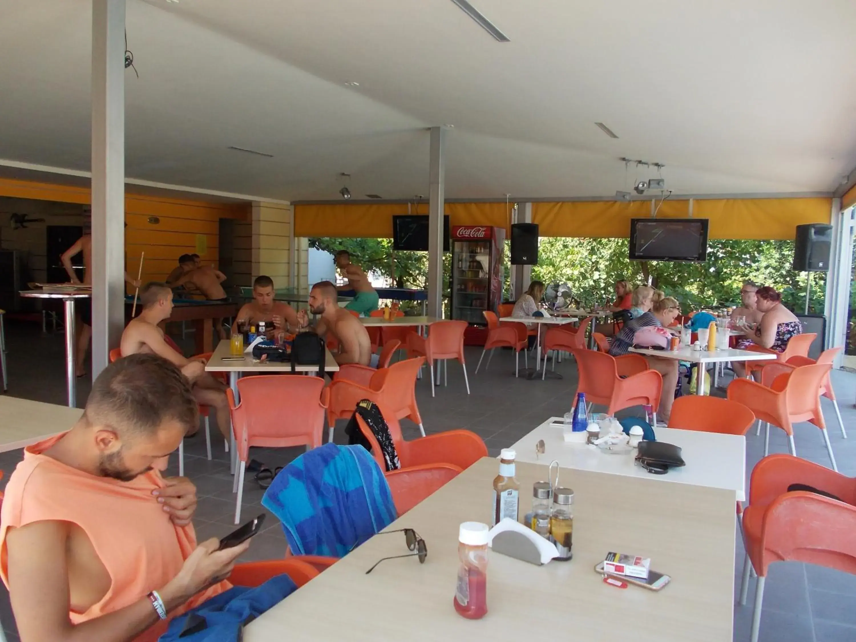 Continental breakfast in Kavos Central Gardens Continental breakfast in Kavos Central Gardens