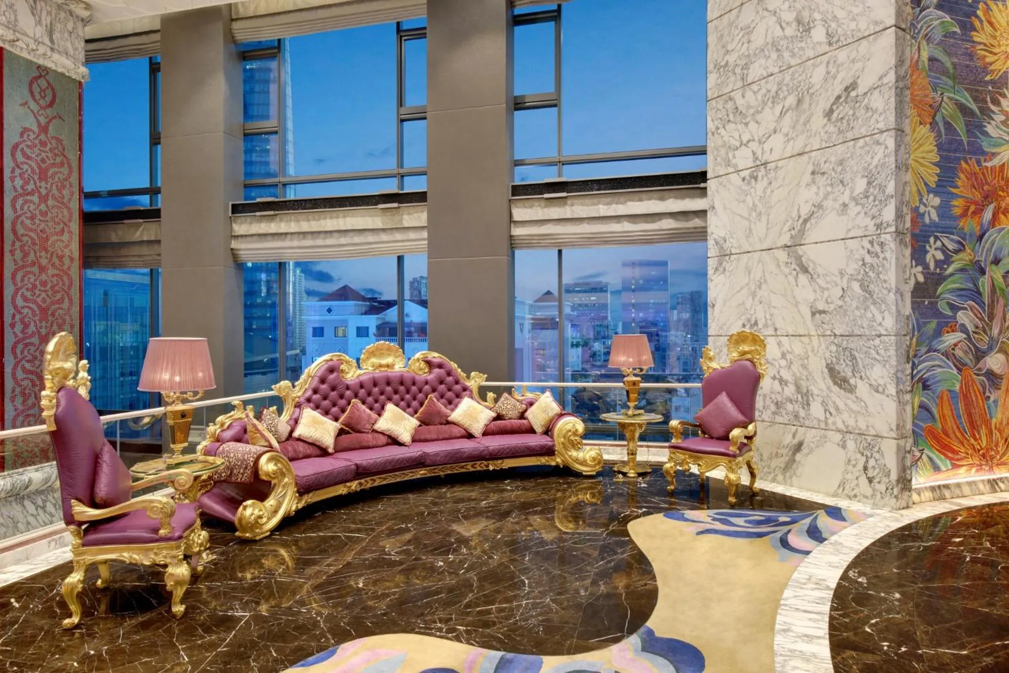 Lobby or reception in The Reverie Saigon