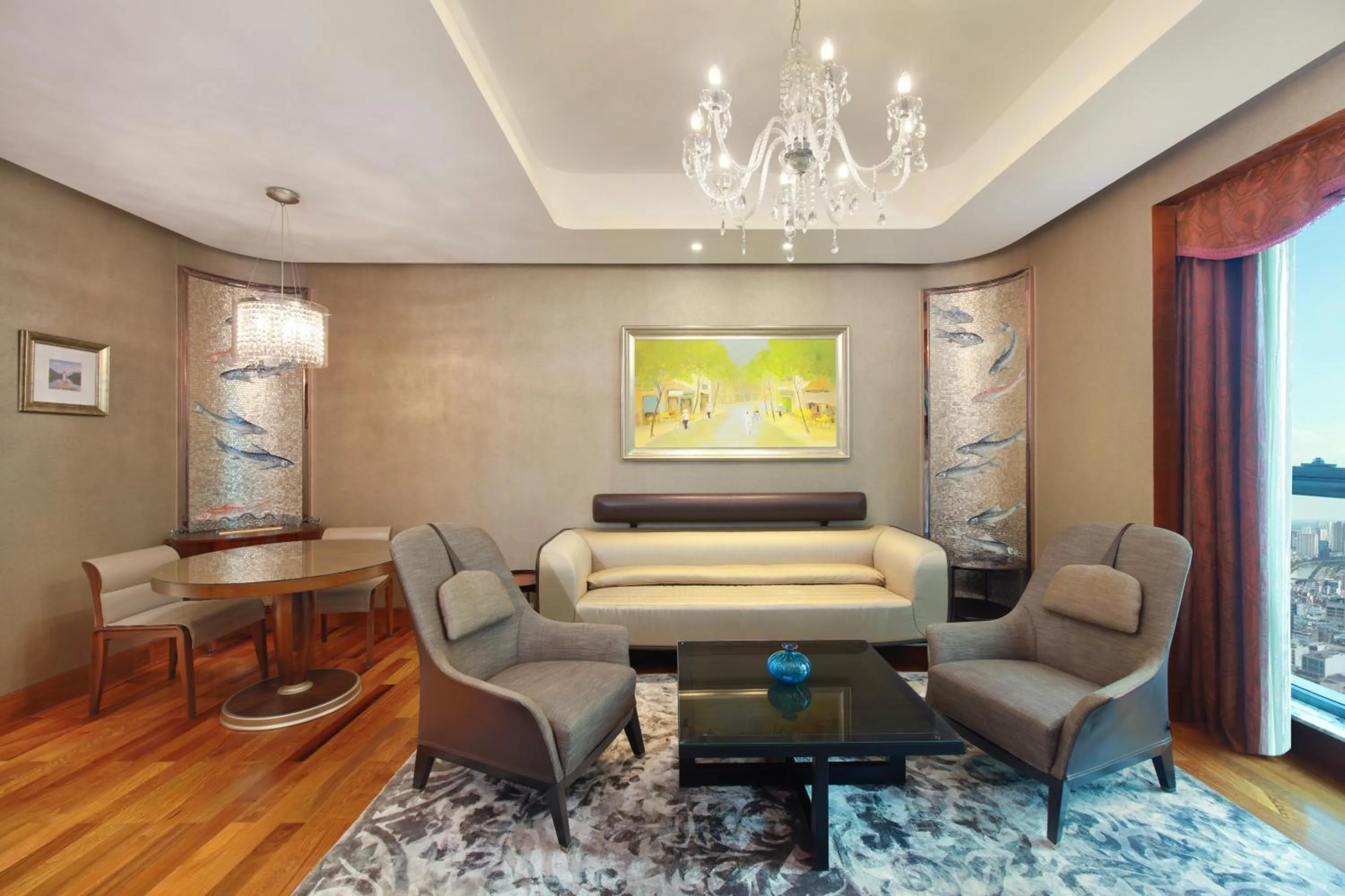 Living room in The Reverie Saigon