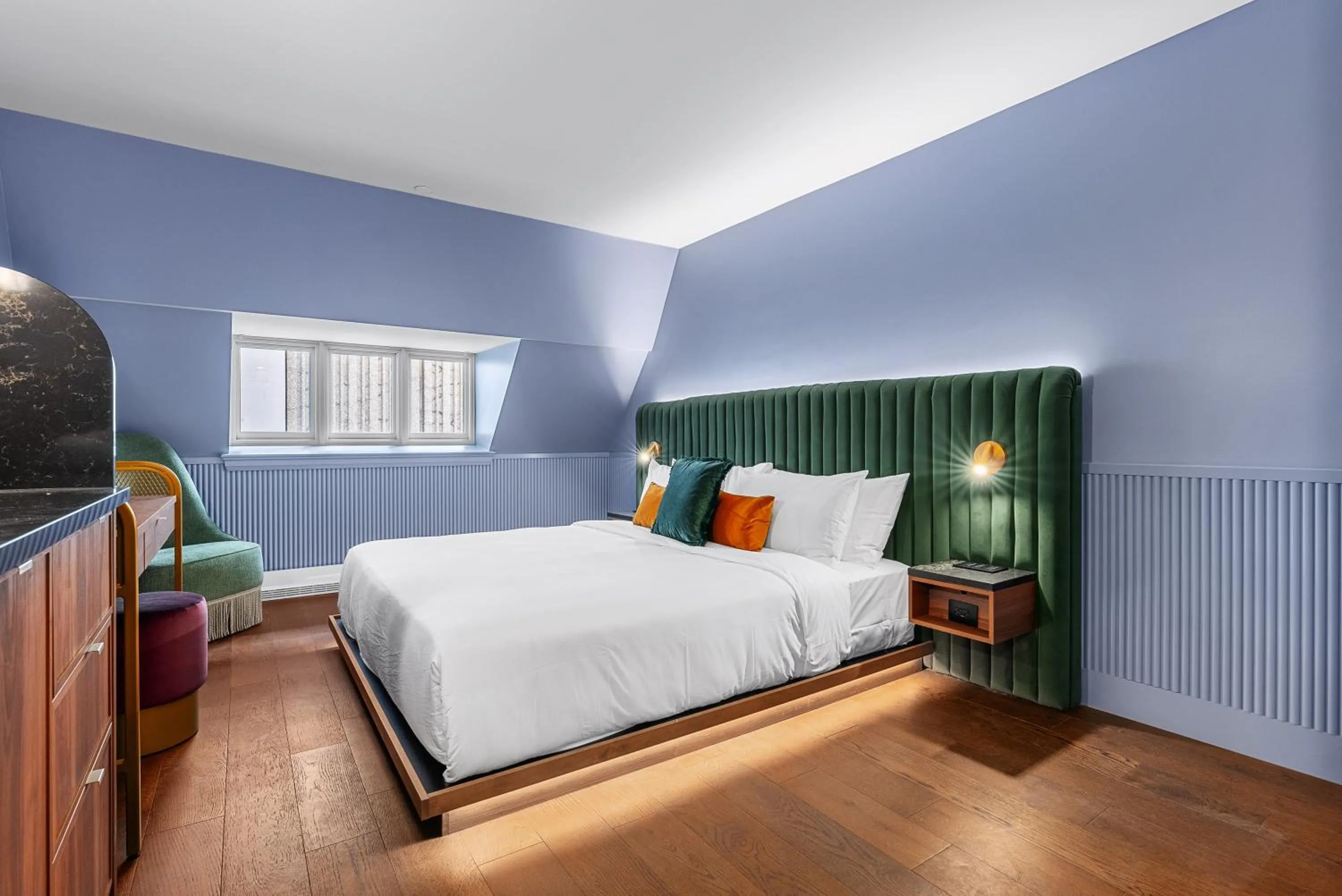 Photo of the whole room, Bed in Hôtel Maurice
