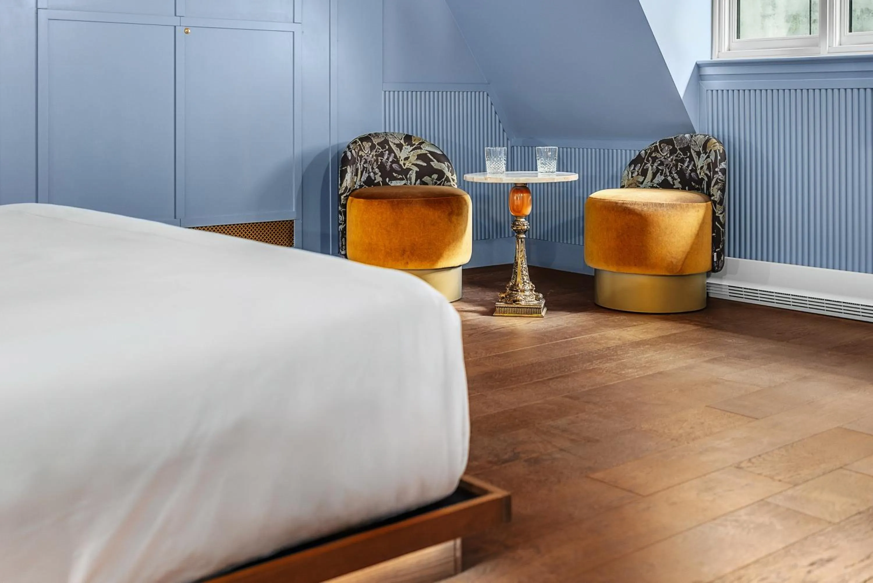Seating area, Bed in Hôtel Maurice