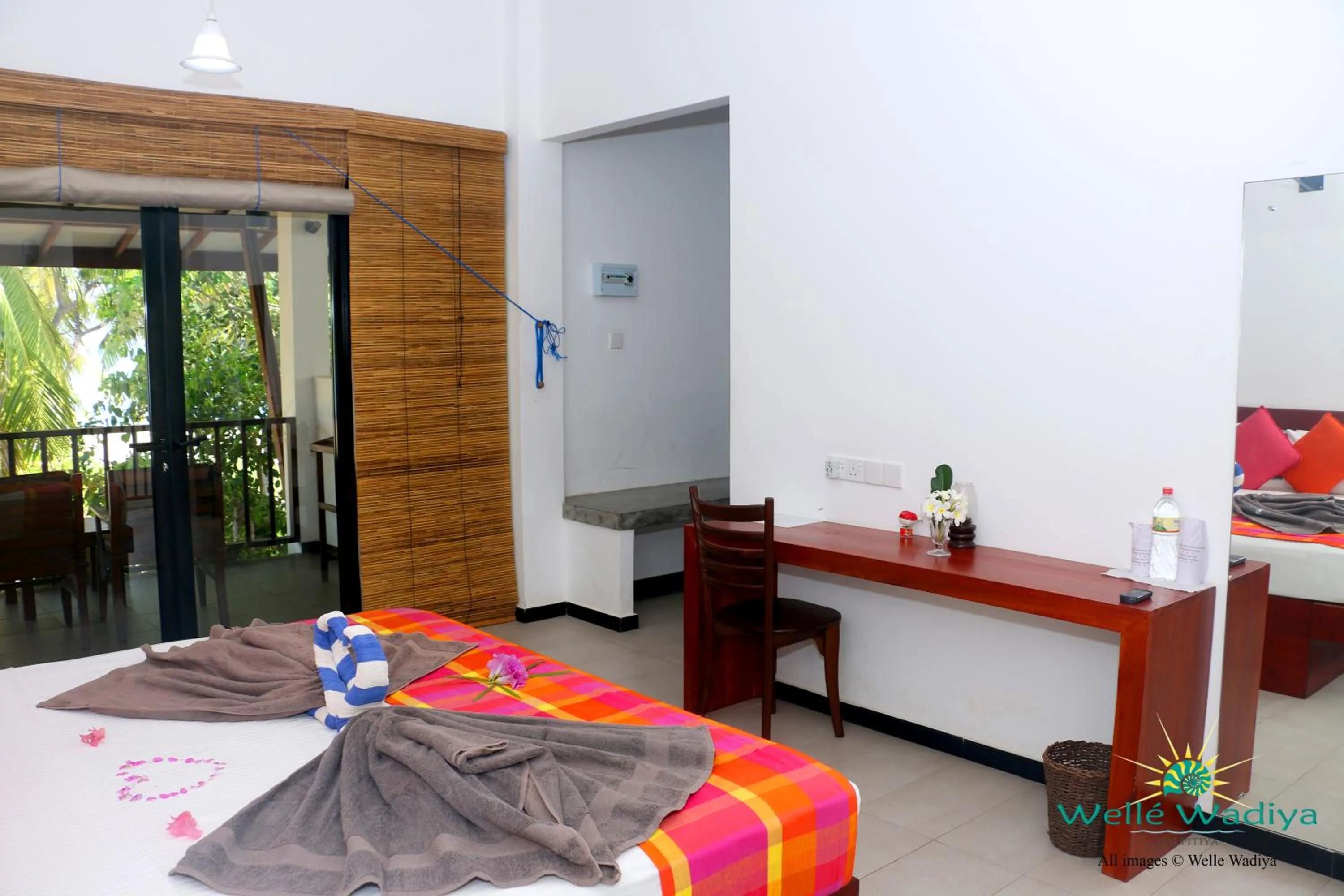 Bed in Wellé Wadiya Beach Villa