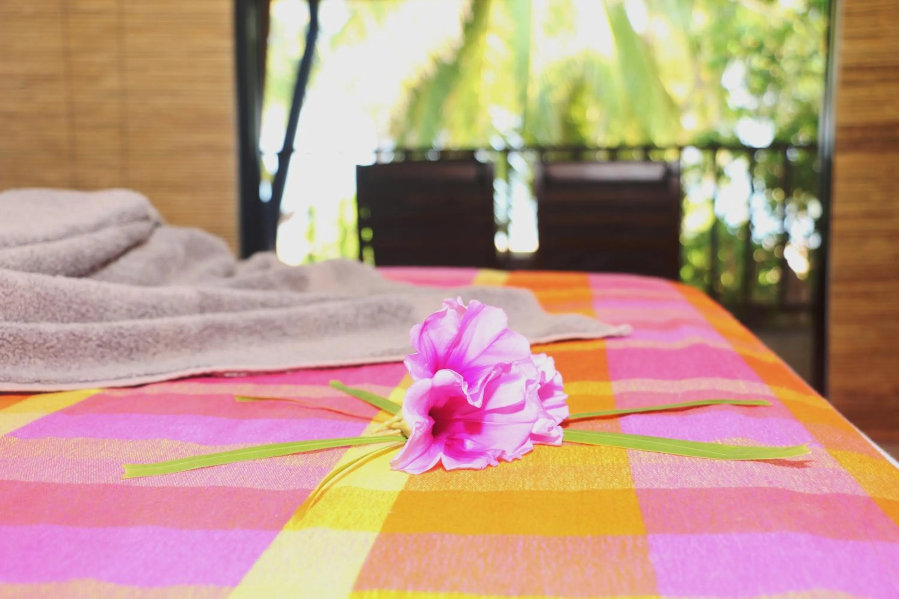 Bed in Wellé Wadiya Beach Villa