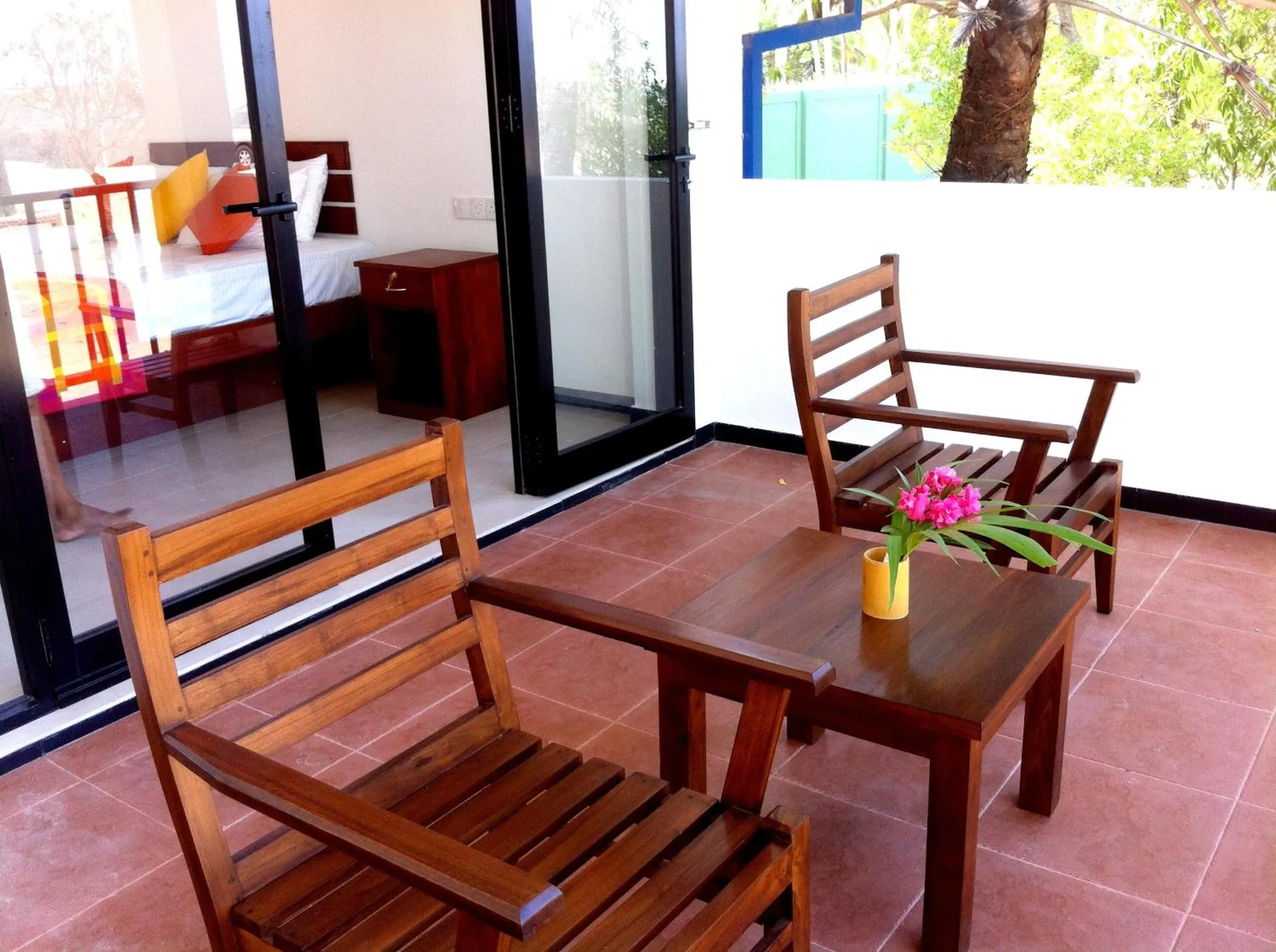 Balcony/Terrace in Wellé Wadiya Beach Villa