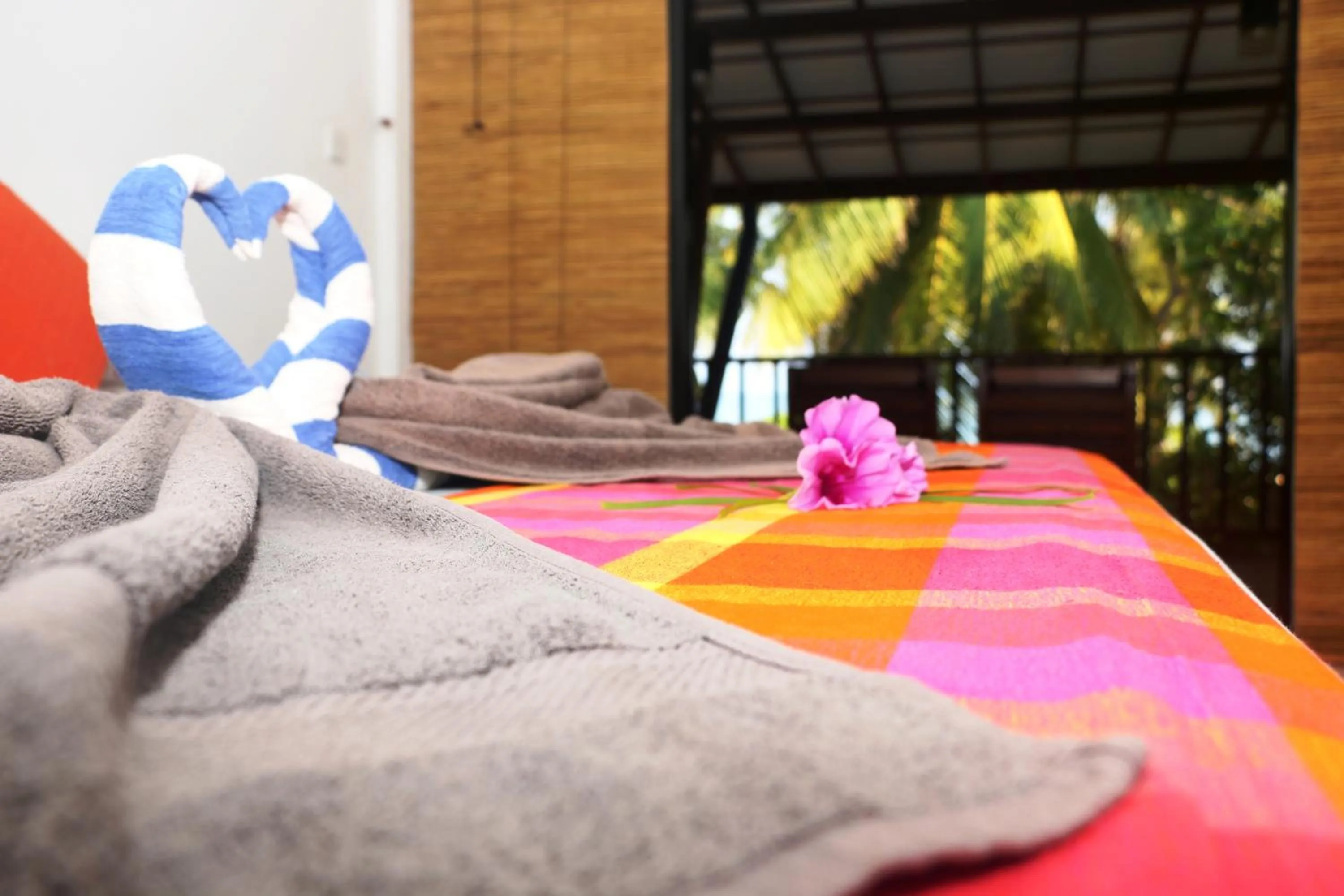 Bed in Wellé Wadiya Beach Villa