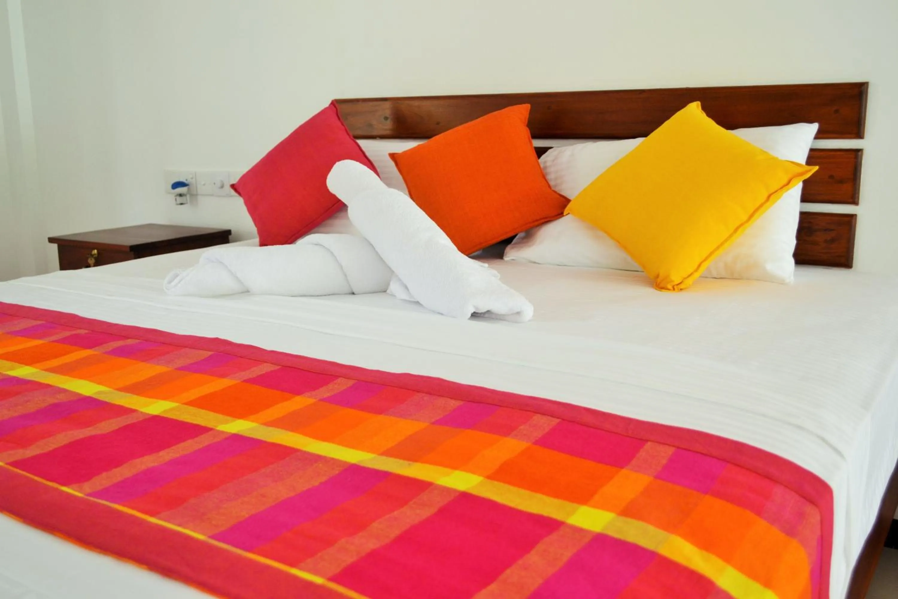 Bed in Wellé Wadiya Beach Villa