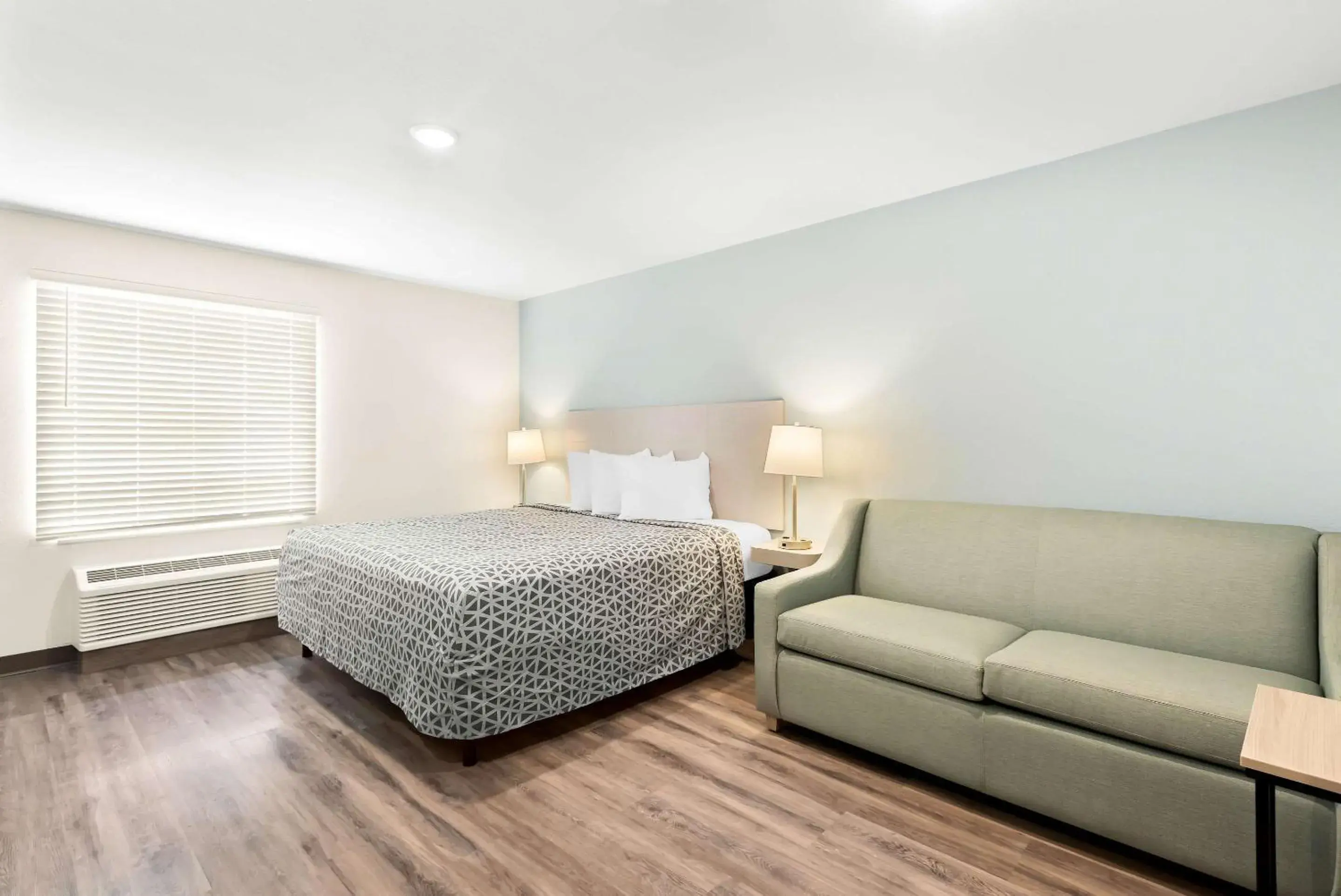 King Suite with Sofa - Disability Access/Non Smoking in WoodSpring Suites Savannah West Chatham Parkway King Suite with Sofa - Disability Access/Non Smoking in WoodSpring Suites Savannah West Chatham Parkway