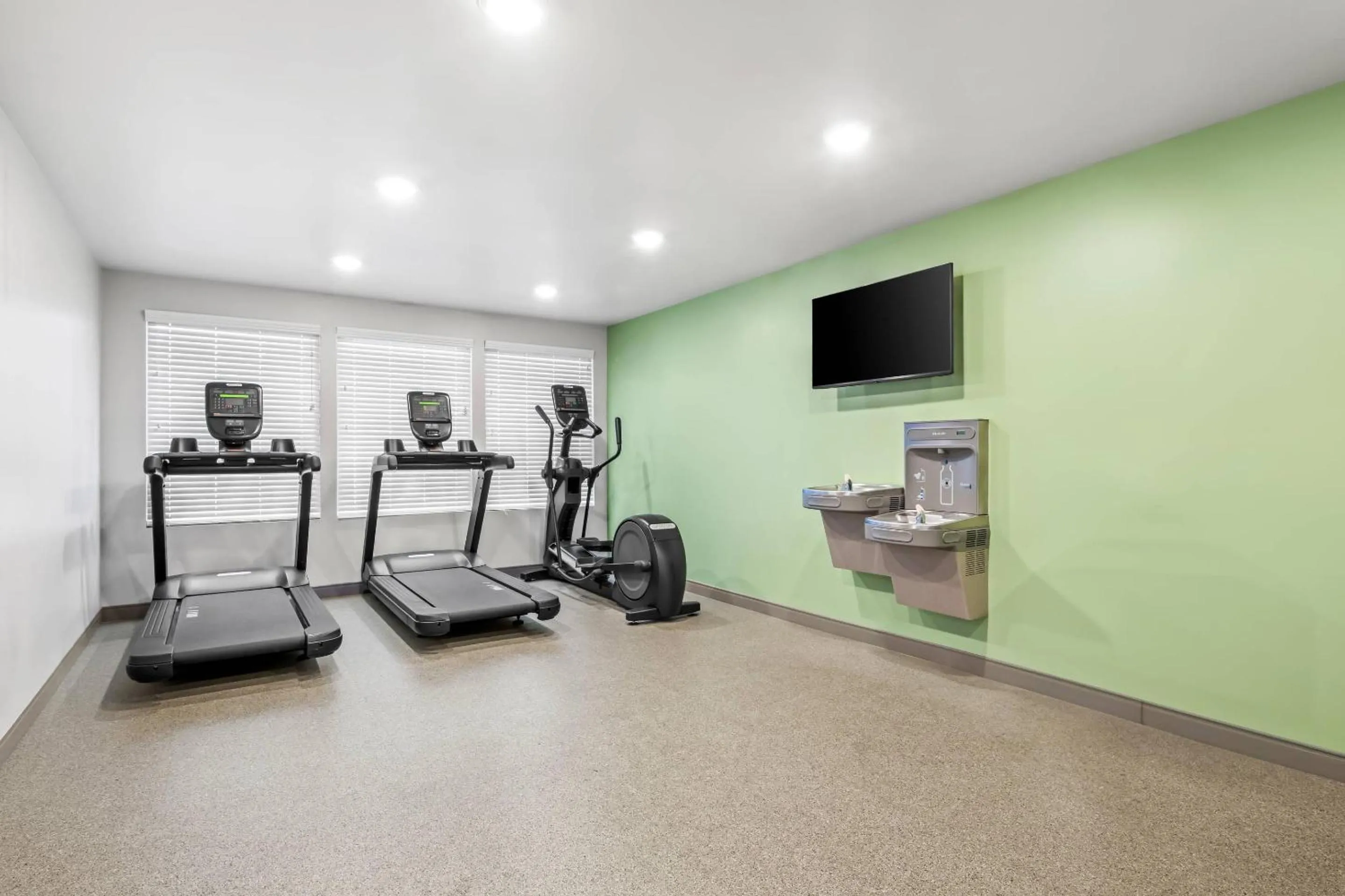 Fitness centre/facilities in WoodSpring Suites Winston-Salem near Hanes Mall