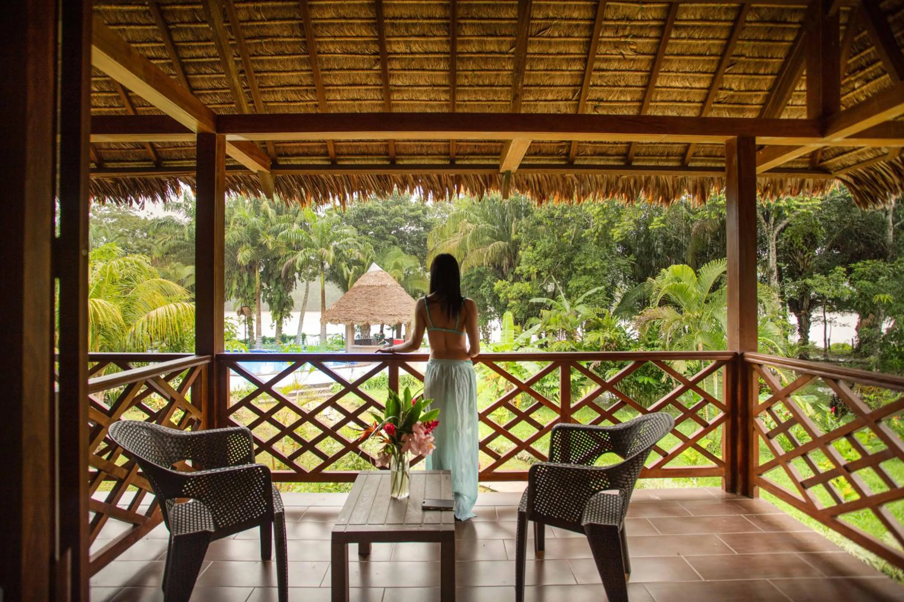 Balcony/Terrace in IKAM Riverview Amazon Lodge - Asociado Casa Andina