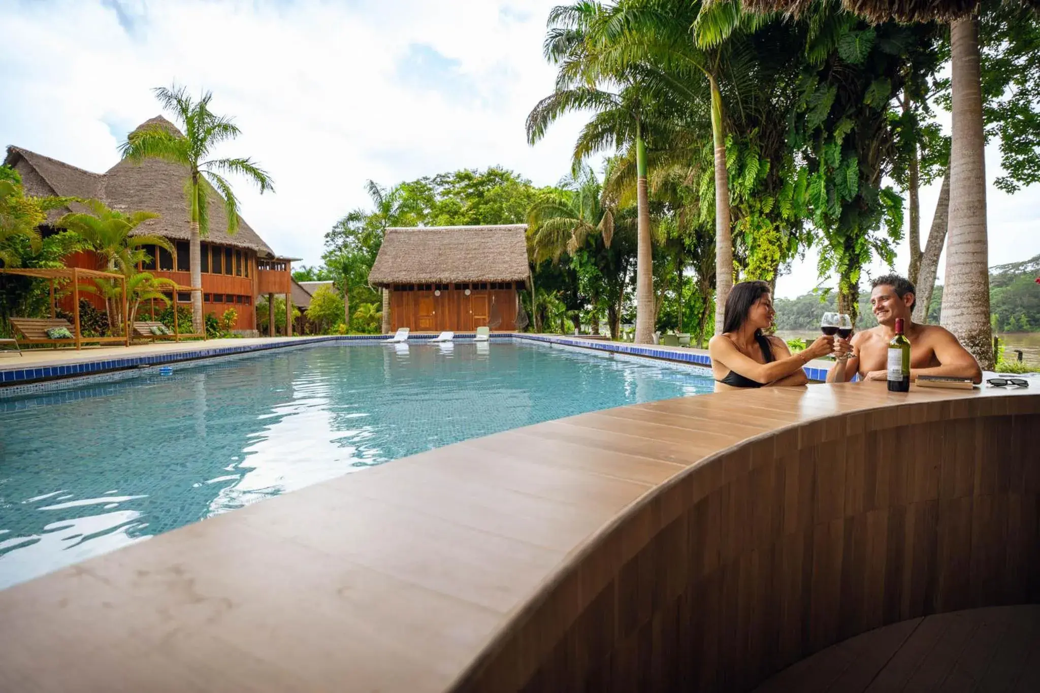 Swimming pool in IKAM Riverview Amazon Lodge - Asociado Casa Andina Swimming pool in IKAM Riverview Amazon Lodge - Asociado Casa Andina