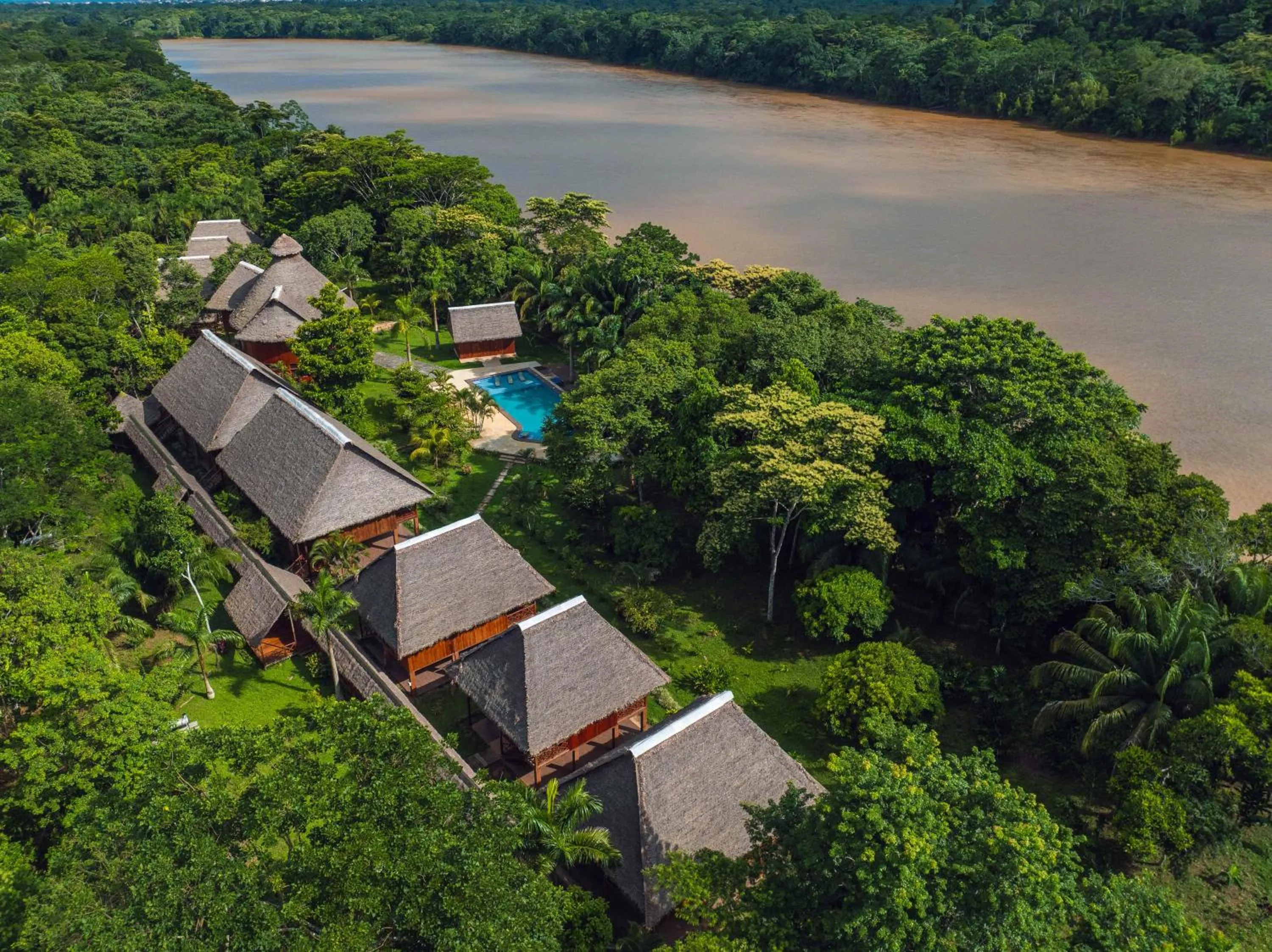 Bird's eye view in IKAM Riverview Amazon Lodge - Asociado Casa Andina