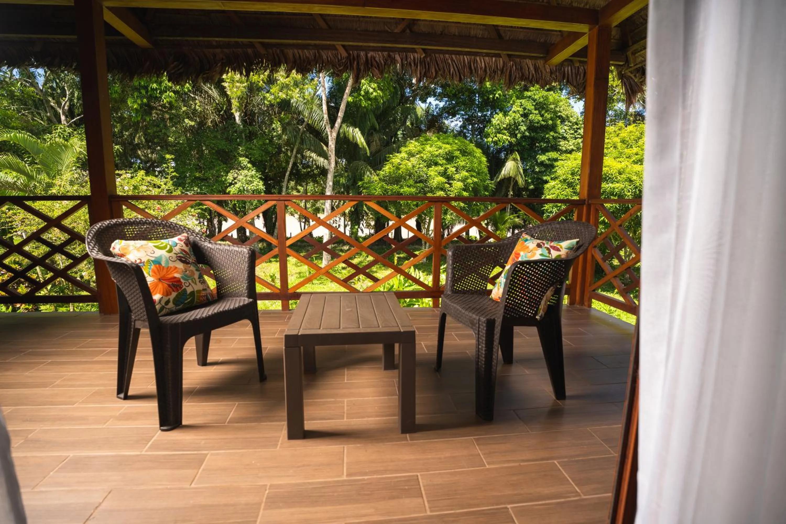 Balcony/Terrace in IKAM Riverview Amazon Lodge - Asociado Casa Andina