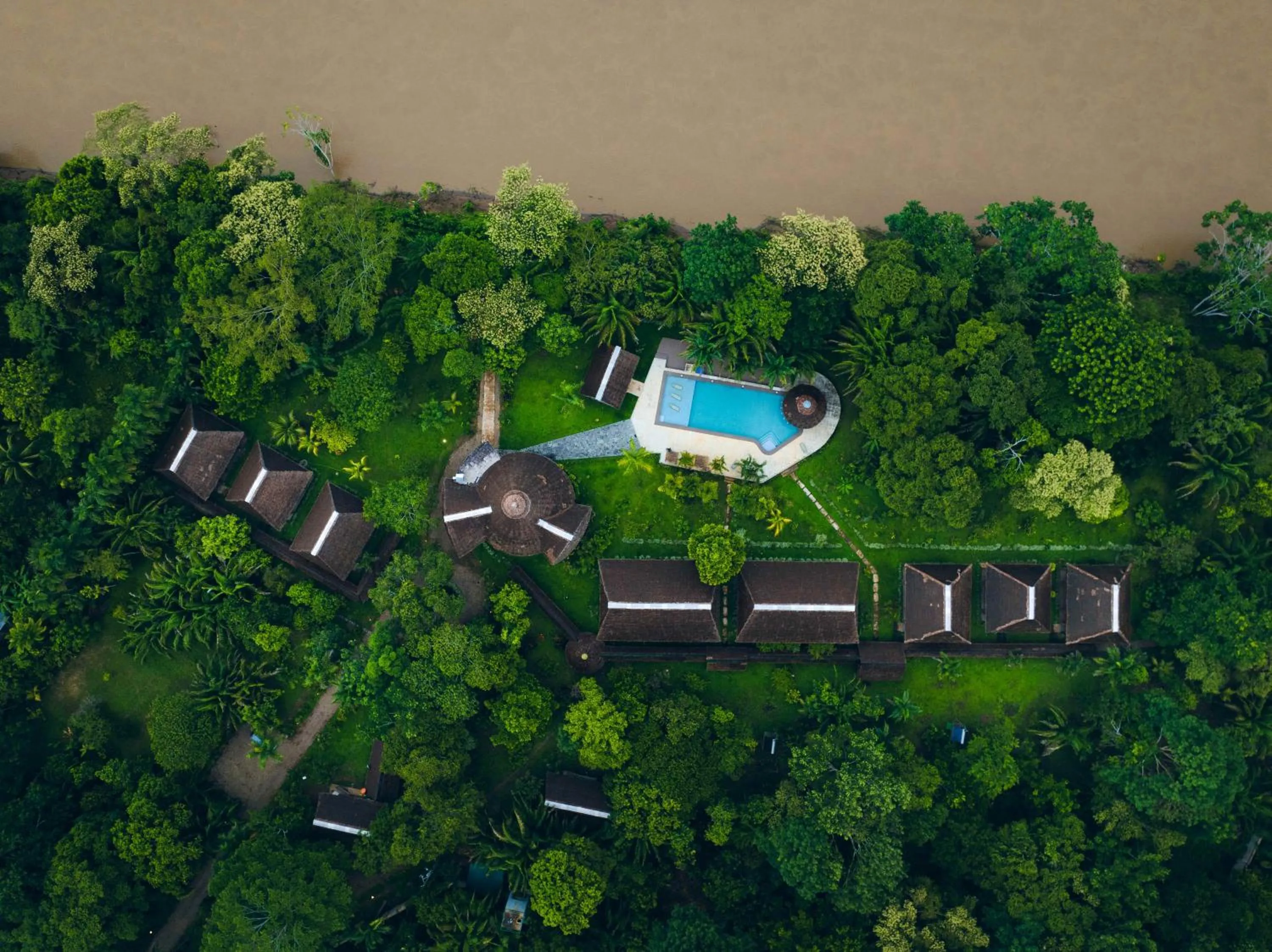 Bird's eye view in IKAM Riverview Amazon Lodge - Asociado Casa Andina