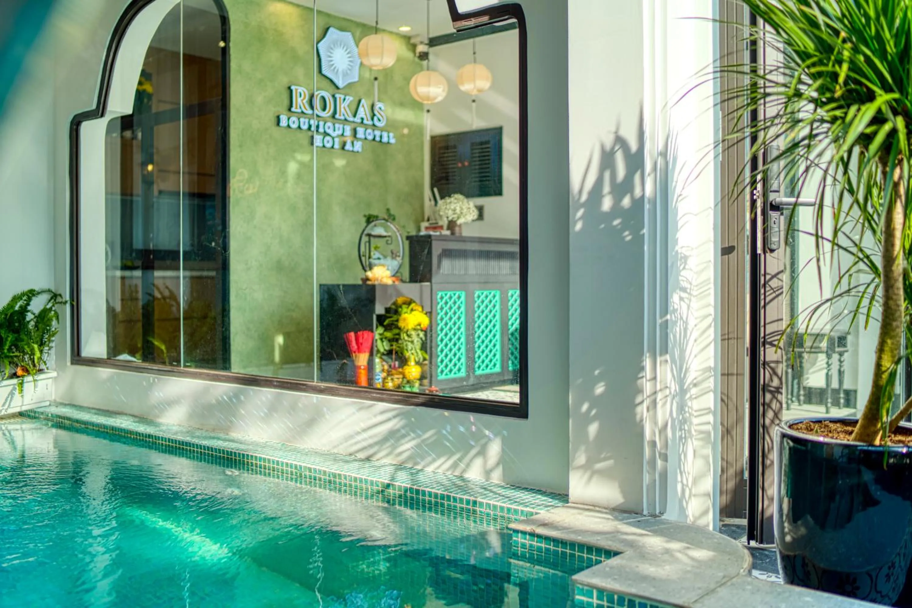 Lobby or reception in Rokas Hoi An Boutique Hotel