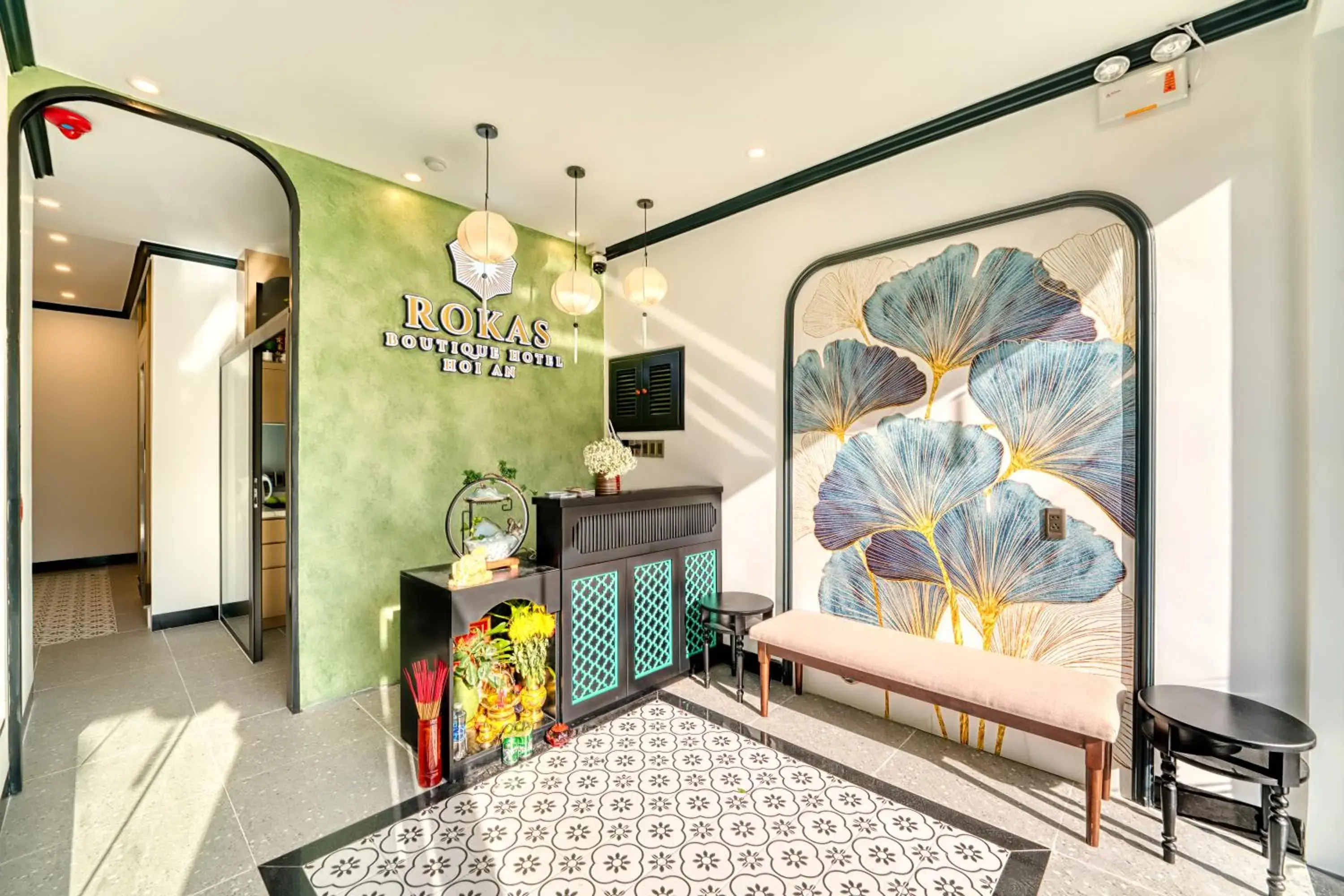 Lobby or reception, Bed in Rokas Hoi An Boutique Hotel Lobby or reception, Bed in Rokas Hoi An Boutique Hotel