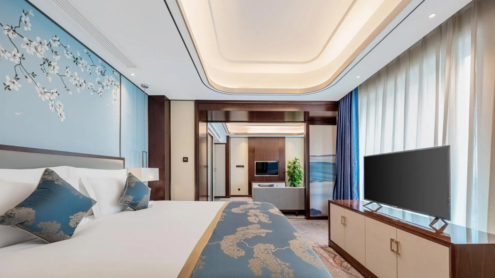 Bed in Nanyuan Hotel