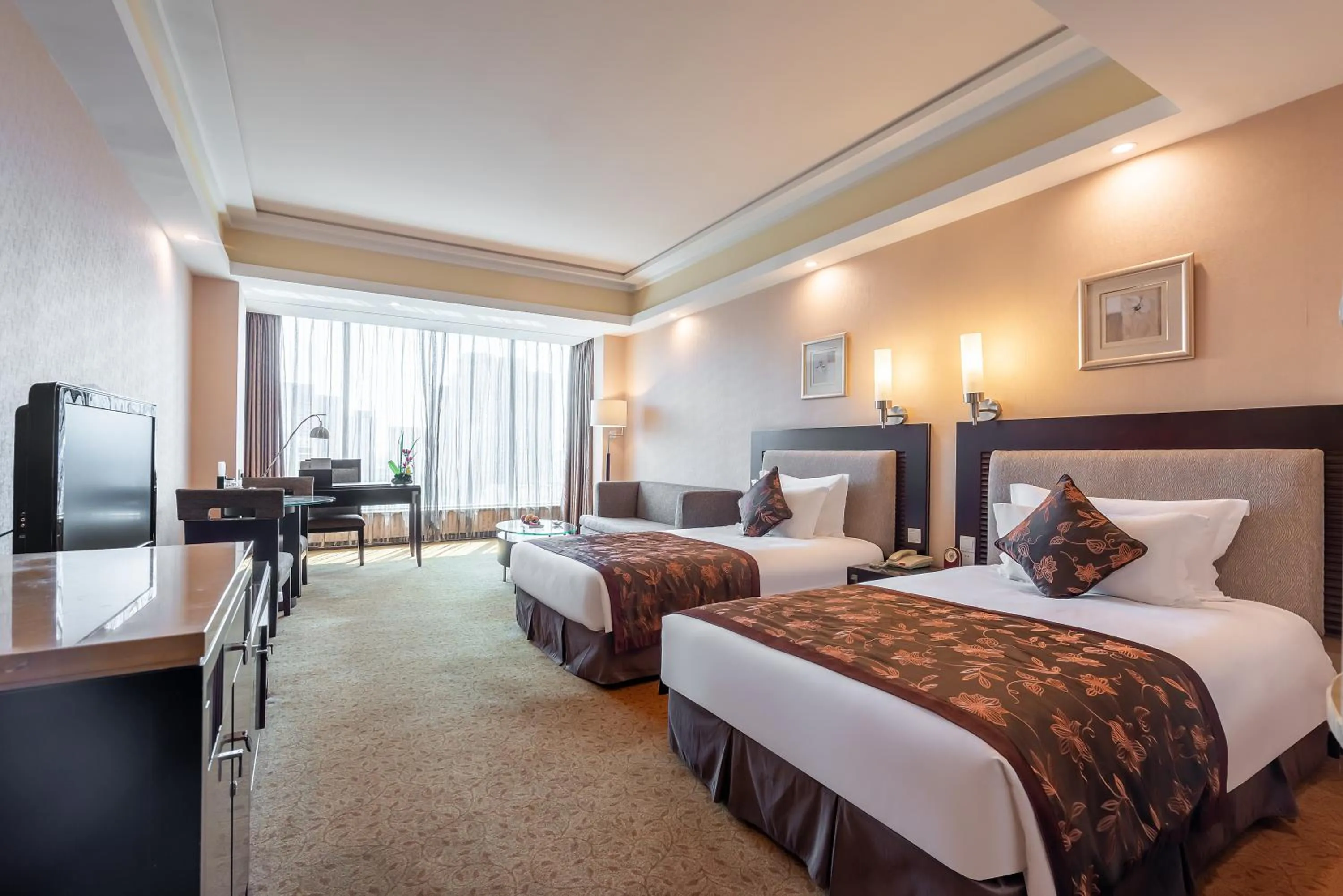 Bed in Nanyuan Hotel