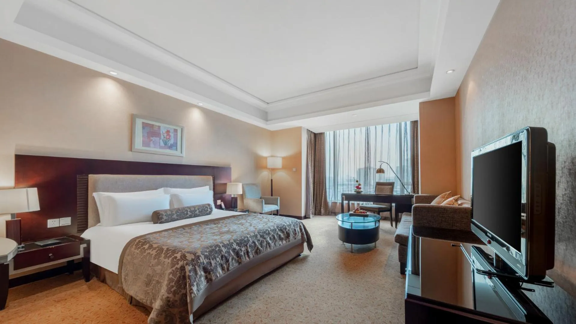 Bed in Nanyuan Hotel