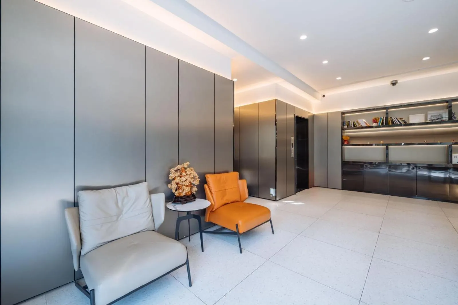 Living room in Ketangxuan Hotel -Shanghai Railway Station Baoshan Road Subway Station