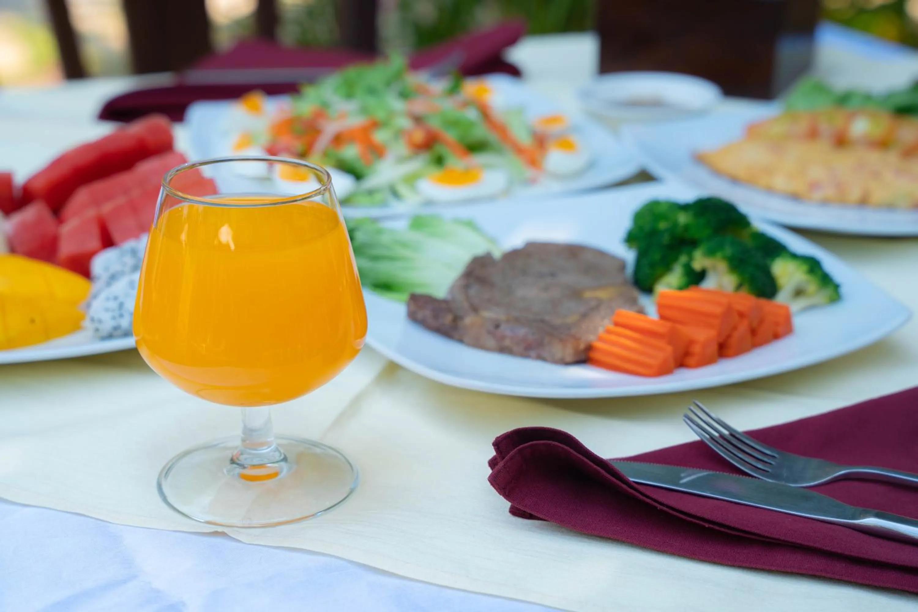 Breakfast in Luminous Angkor Boutique