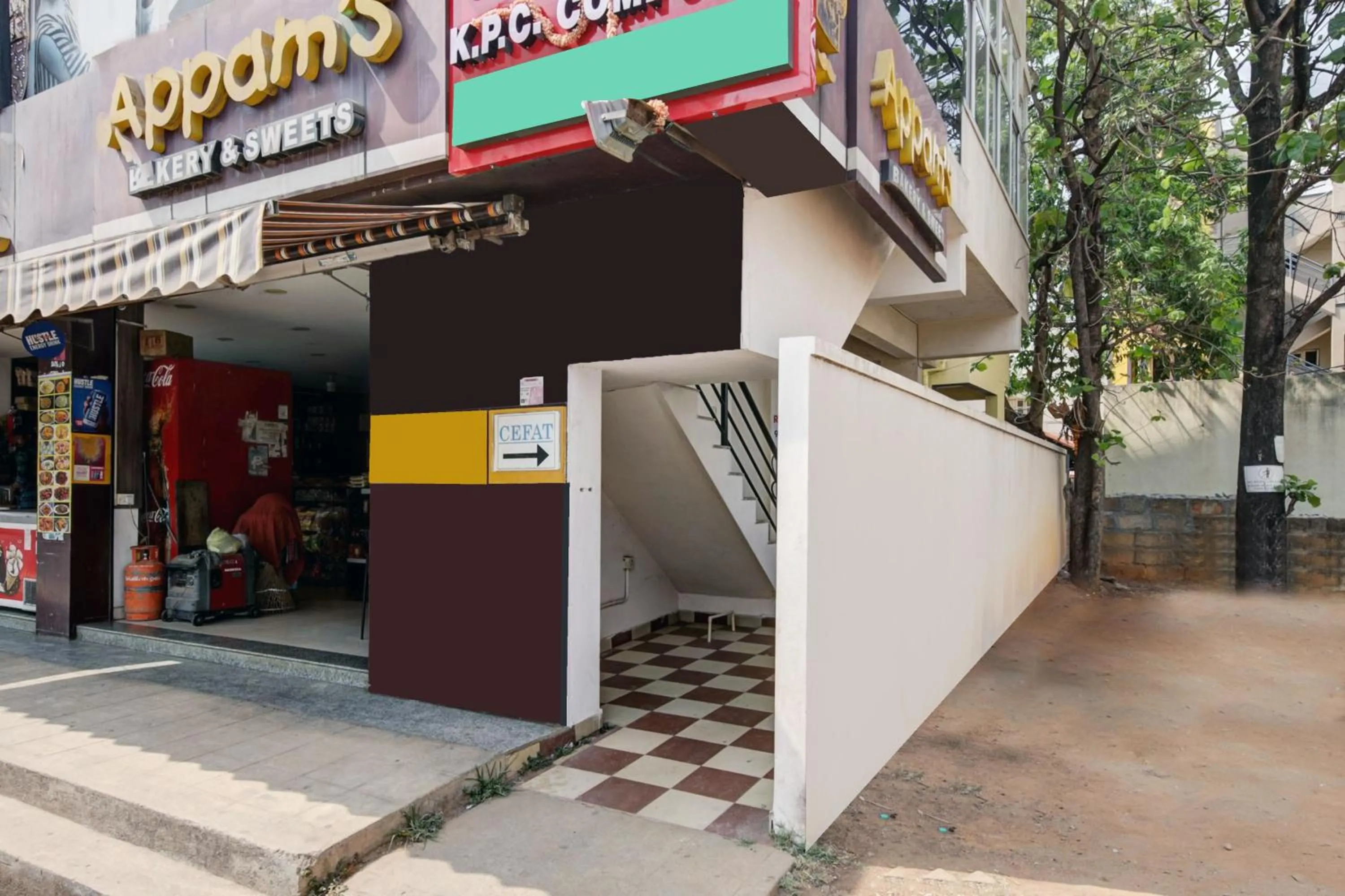 Facade/entrance in Hotel O KPC Comfort