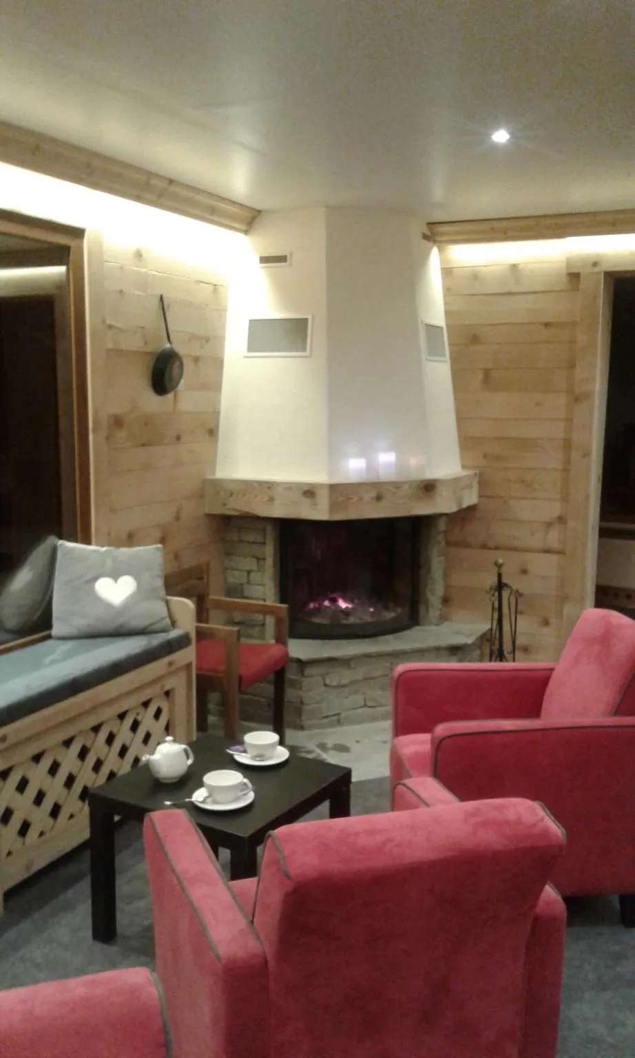 Living room in Hôtel Flor'Alpes