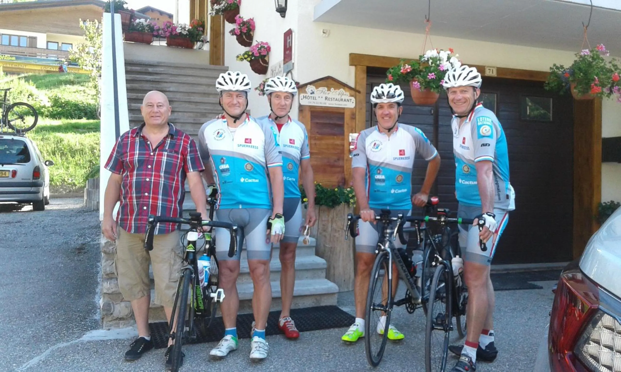group of guests in Hôtel Flor'Alpes