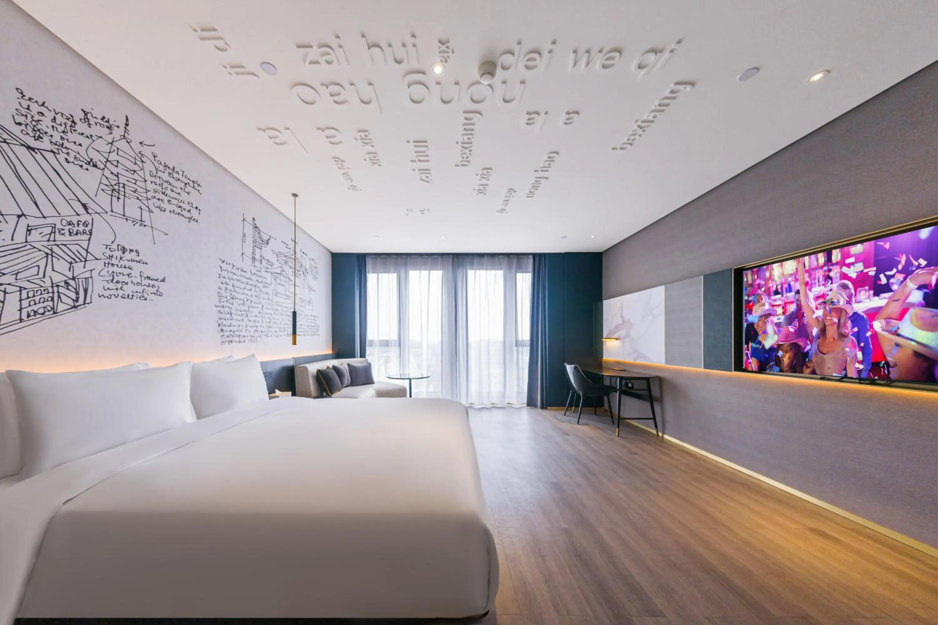 Photo of the whole room, Bed in Shanghai Lianhang Road Pujiang Town CitiGO Hotel