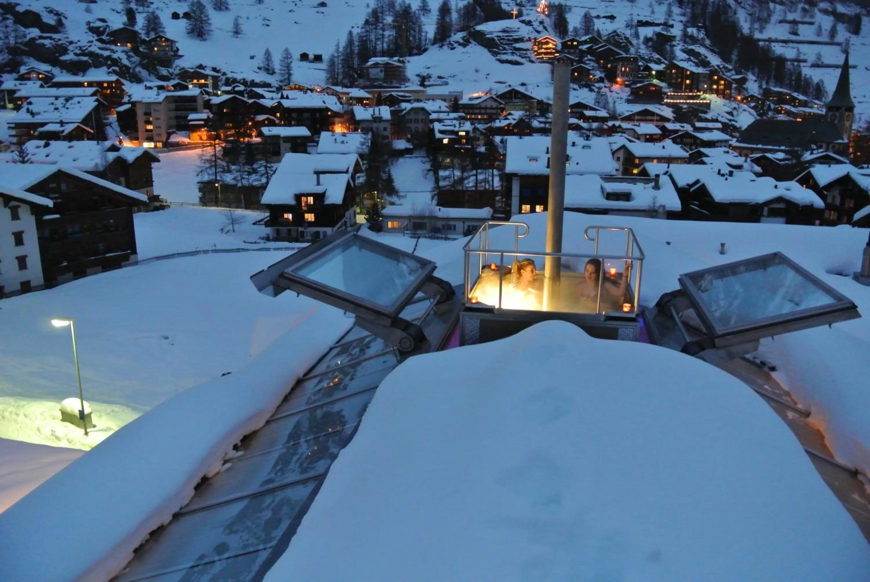 View (from property/room) in Luxury Chalet by Heinz Julen