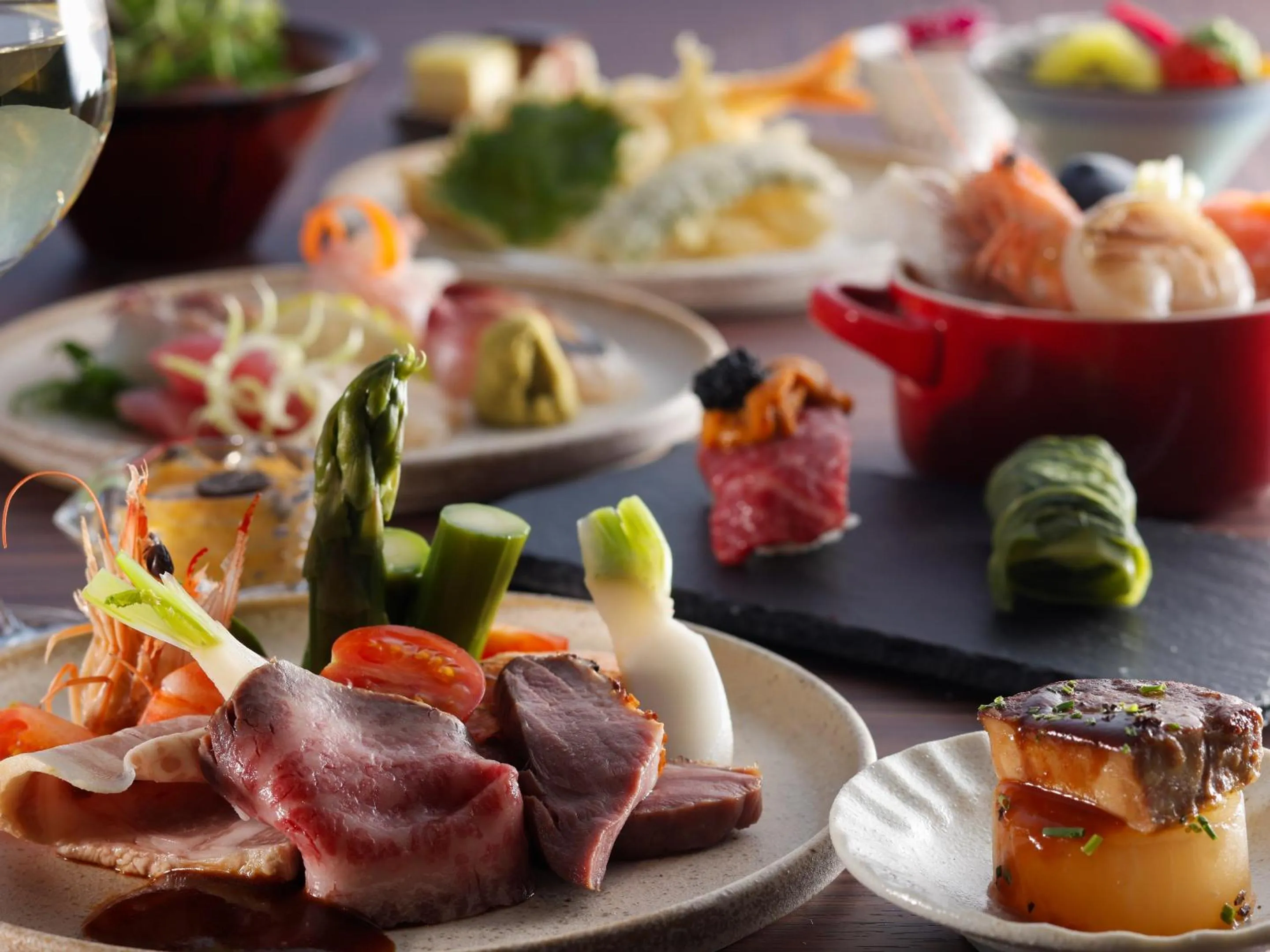 Meals in FIVE SPRING RESORT THE SHIRAHAMA