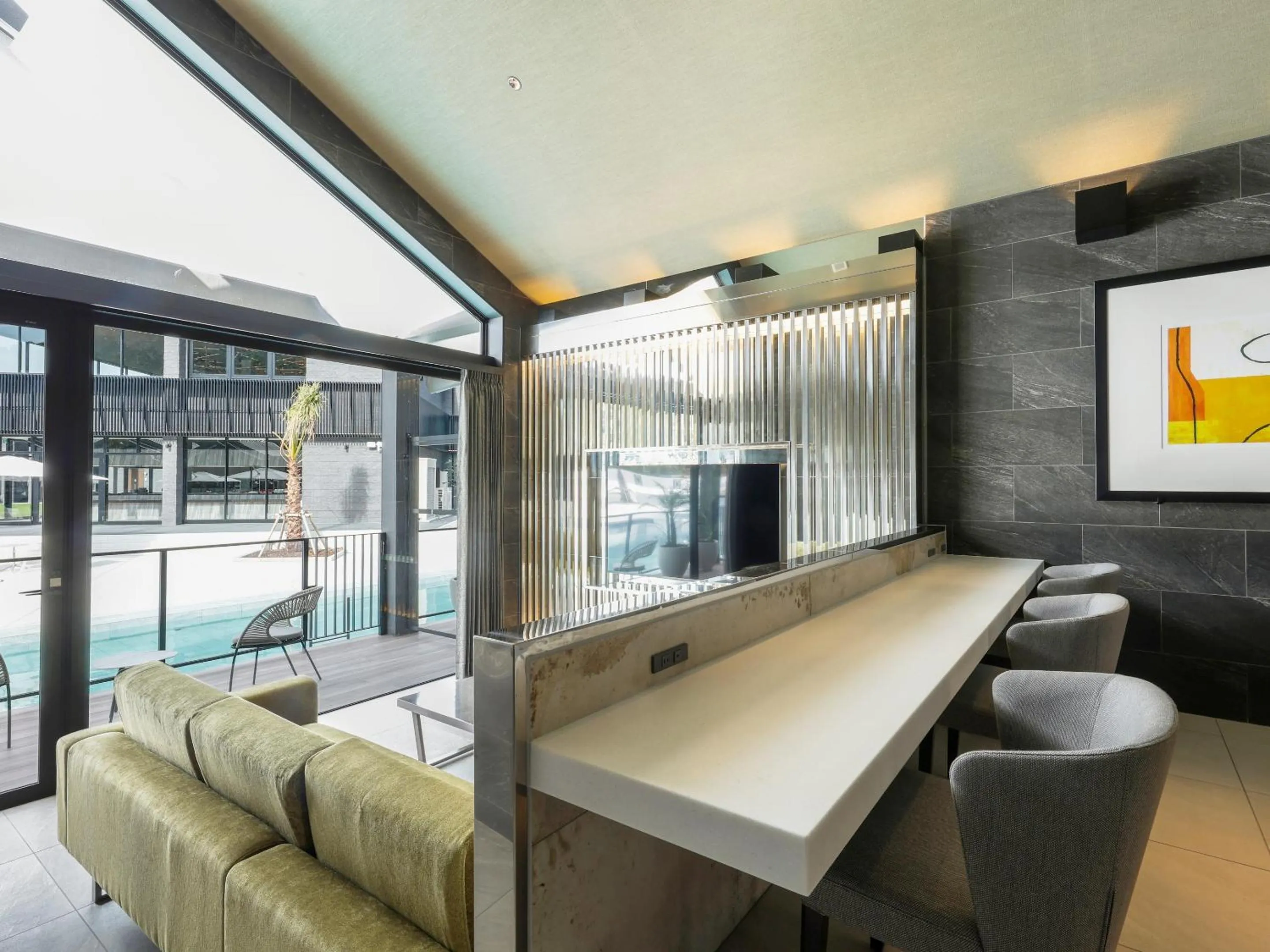 Living room in FIVE SPRING RESORT THE SHIRAHAMA