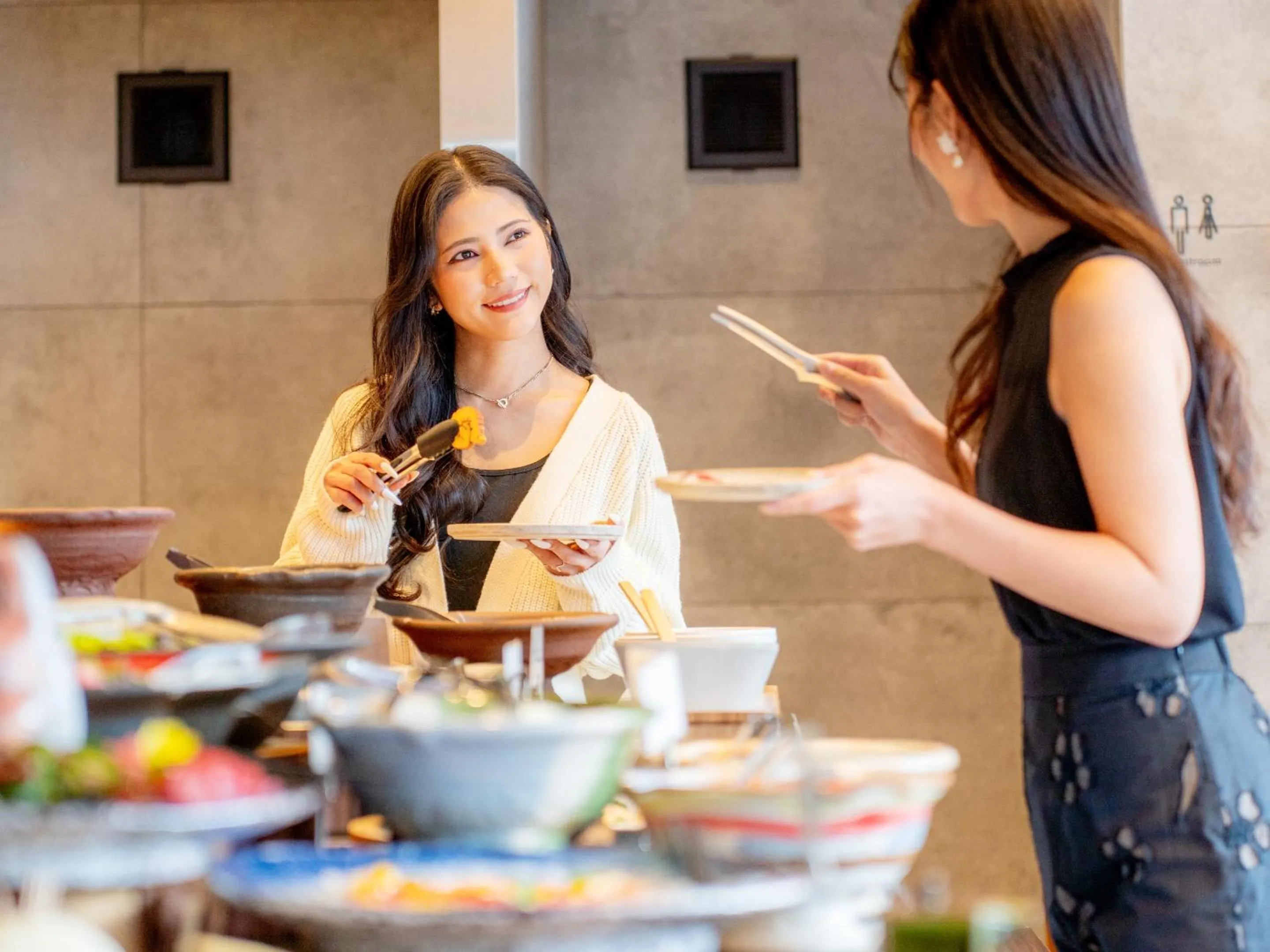 Breakfast in FIVE SPRING RESORT THE SHIRAHAMA
