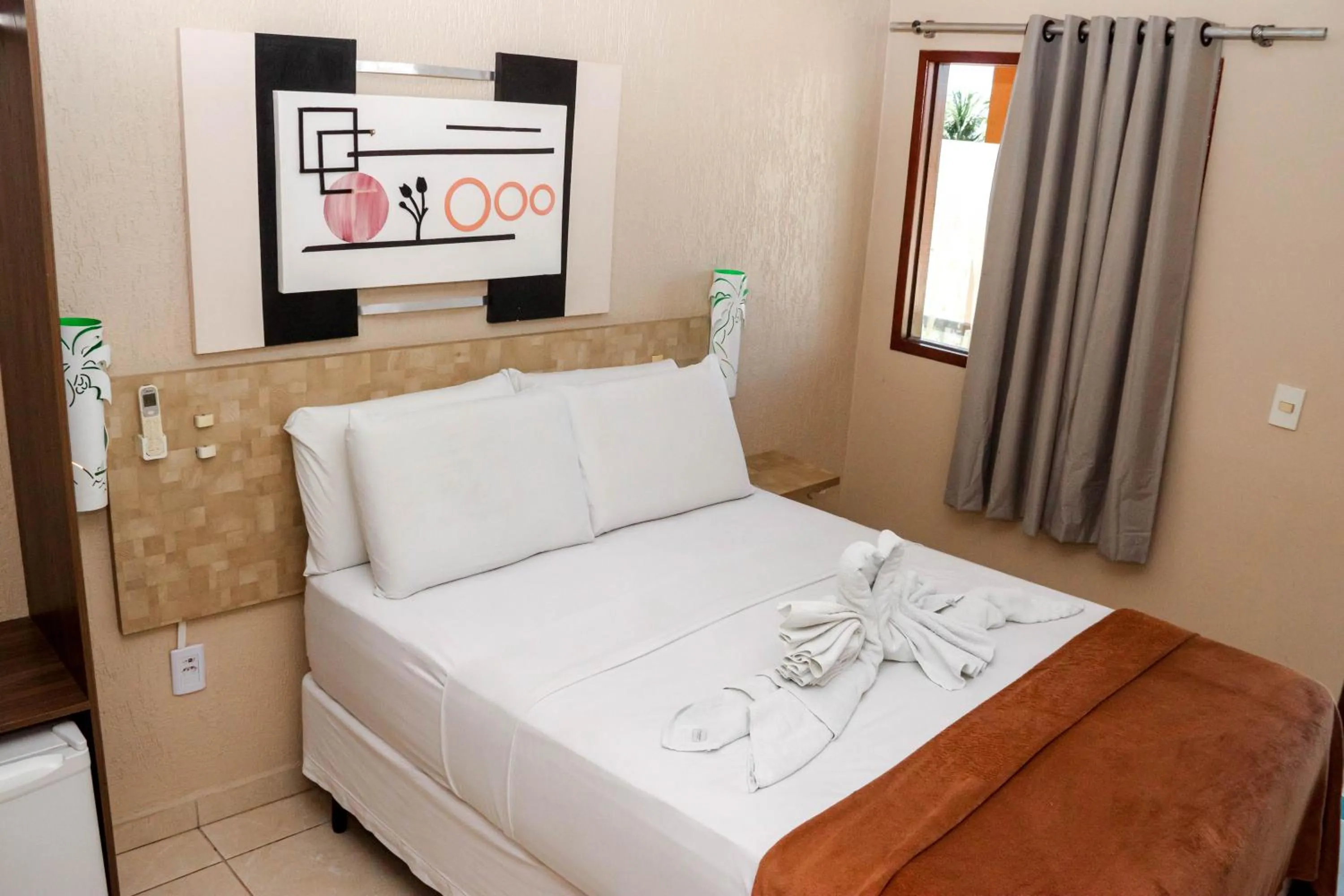 Bed in Pousada Badejo