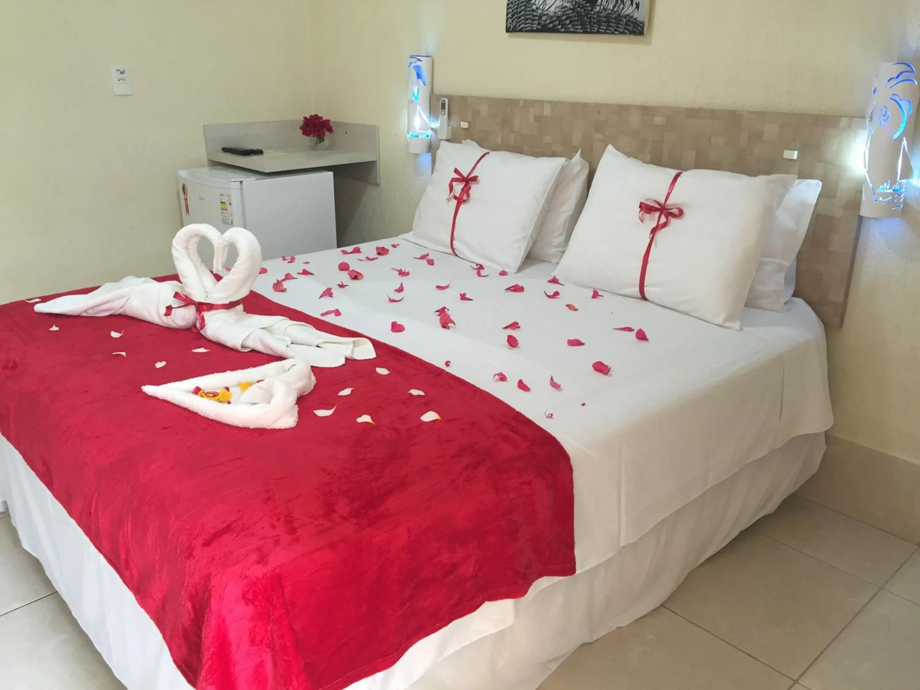 Bed in Pousada Badejo