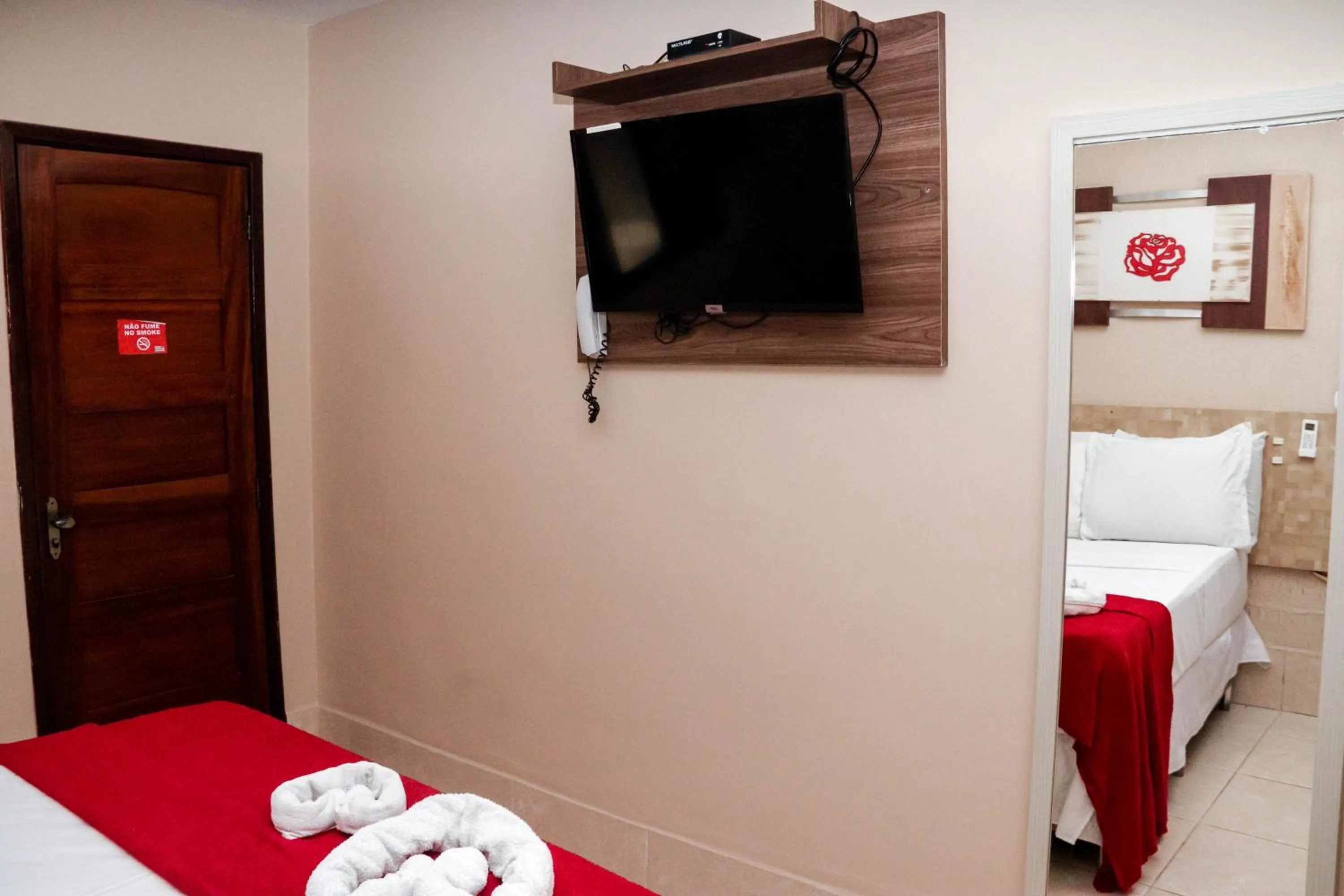 Bed in Pousada Badejo