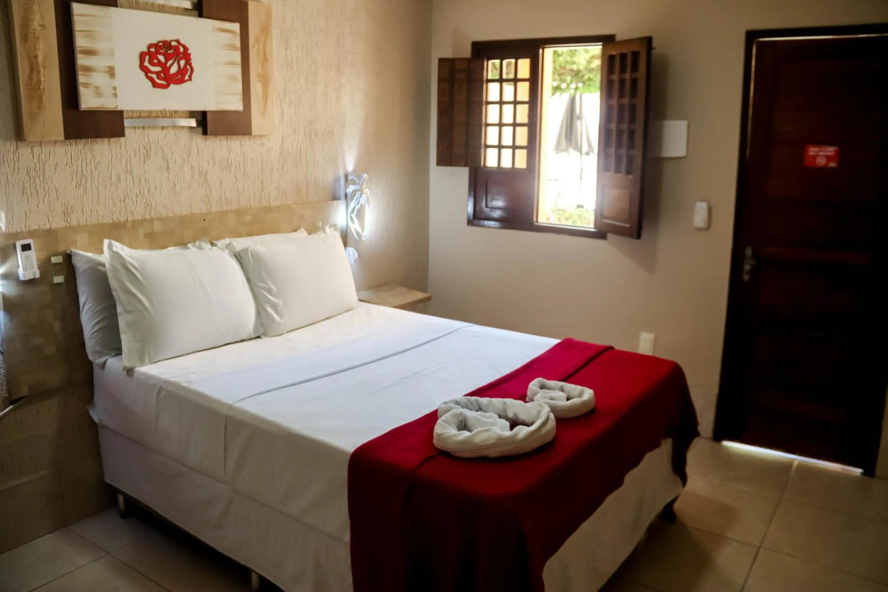 Bed in Pousada Badejo