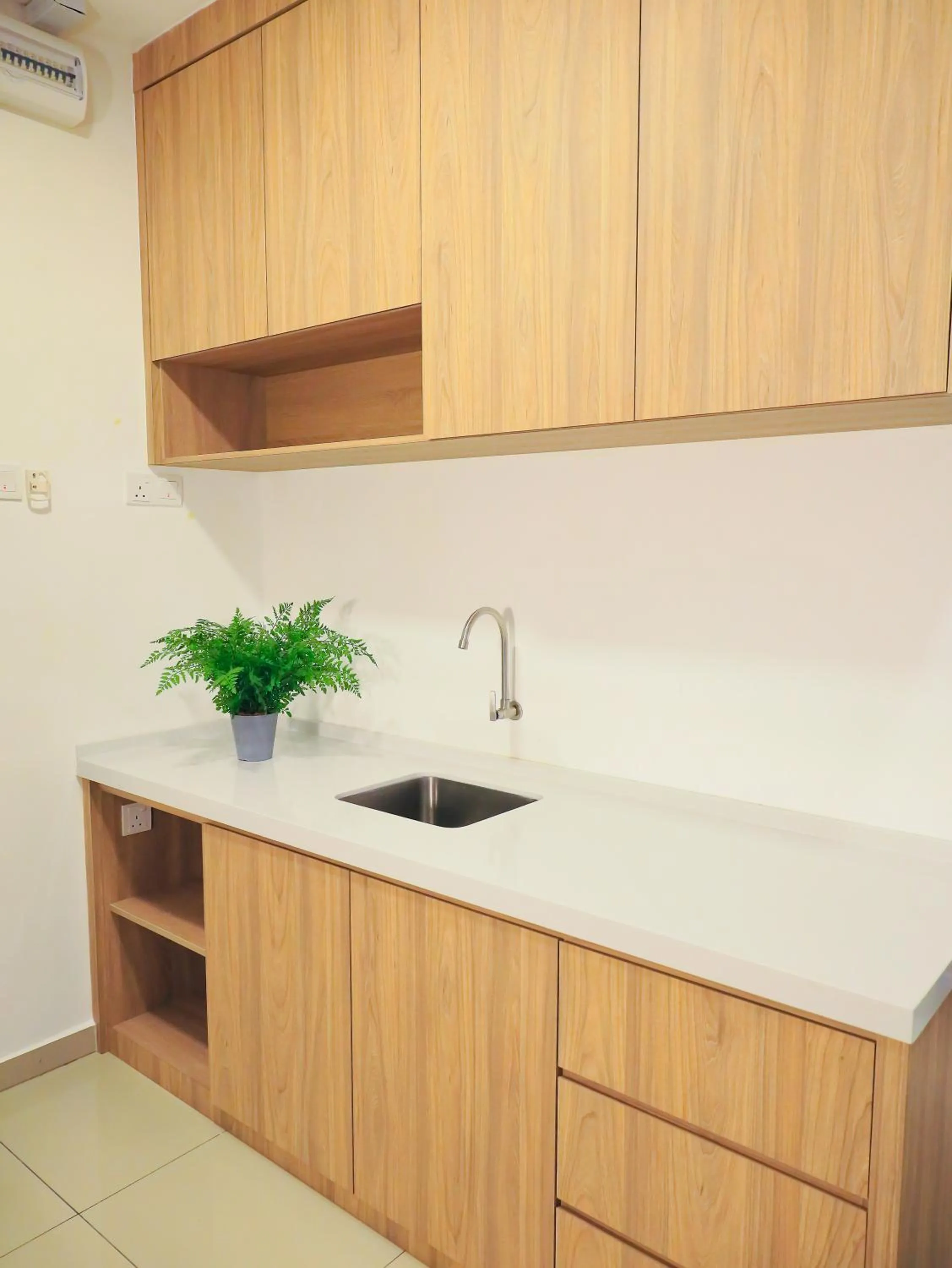 Kitchen or kitchenette in BIG TREE HOTEL