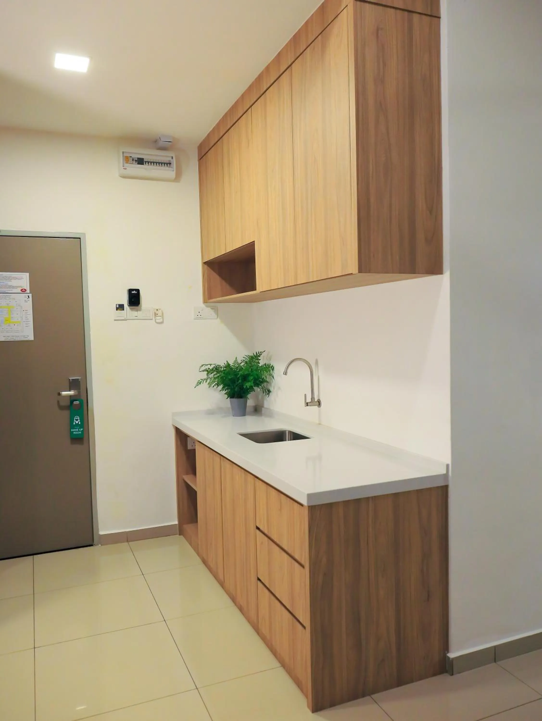 Kitchen or kitchenette in BIG TREE HOTEL