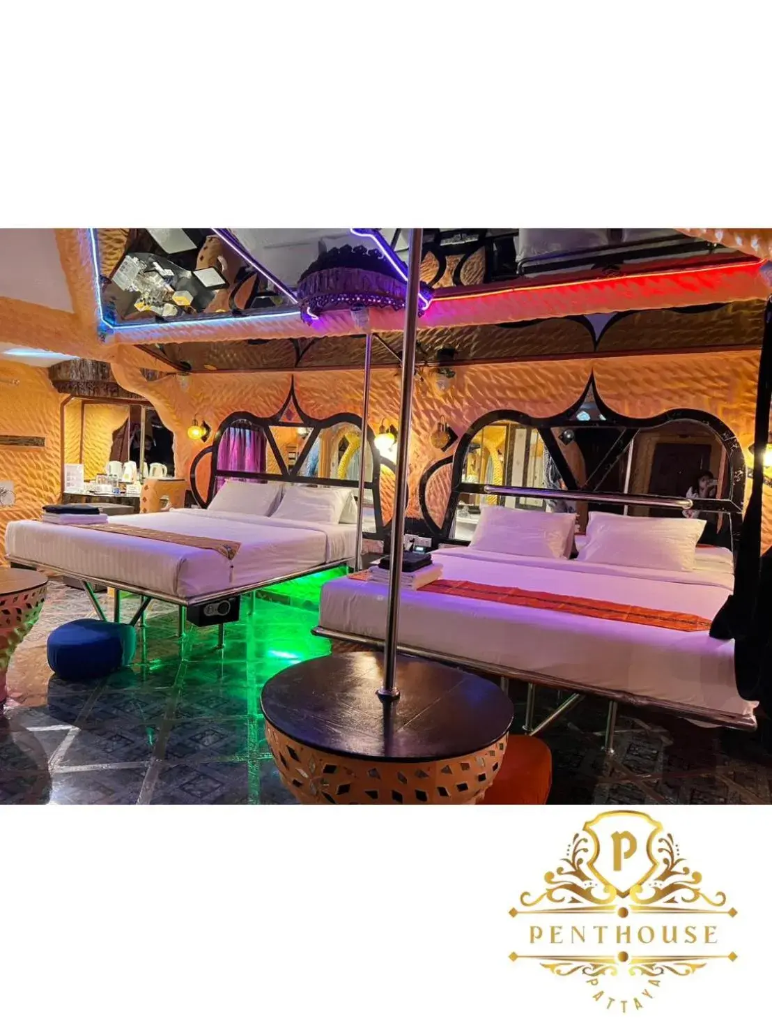 Bed in PENTHOUSE PATTAYA Bed in PENTHOUSE PATTAYA