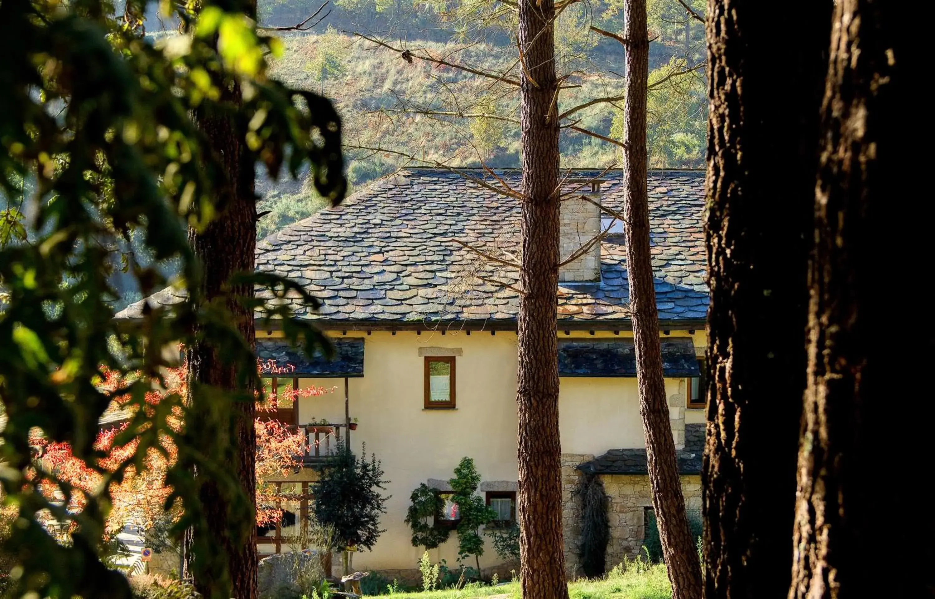 Property building in Hotel Balneario Río Pambre Property building in Hotel Balneario Río Pambre