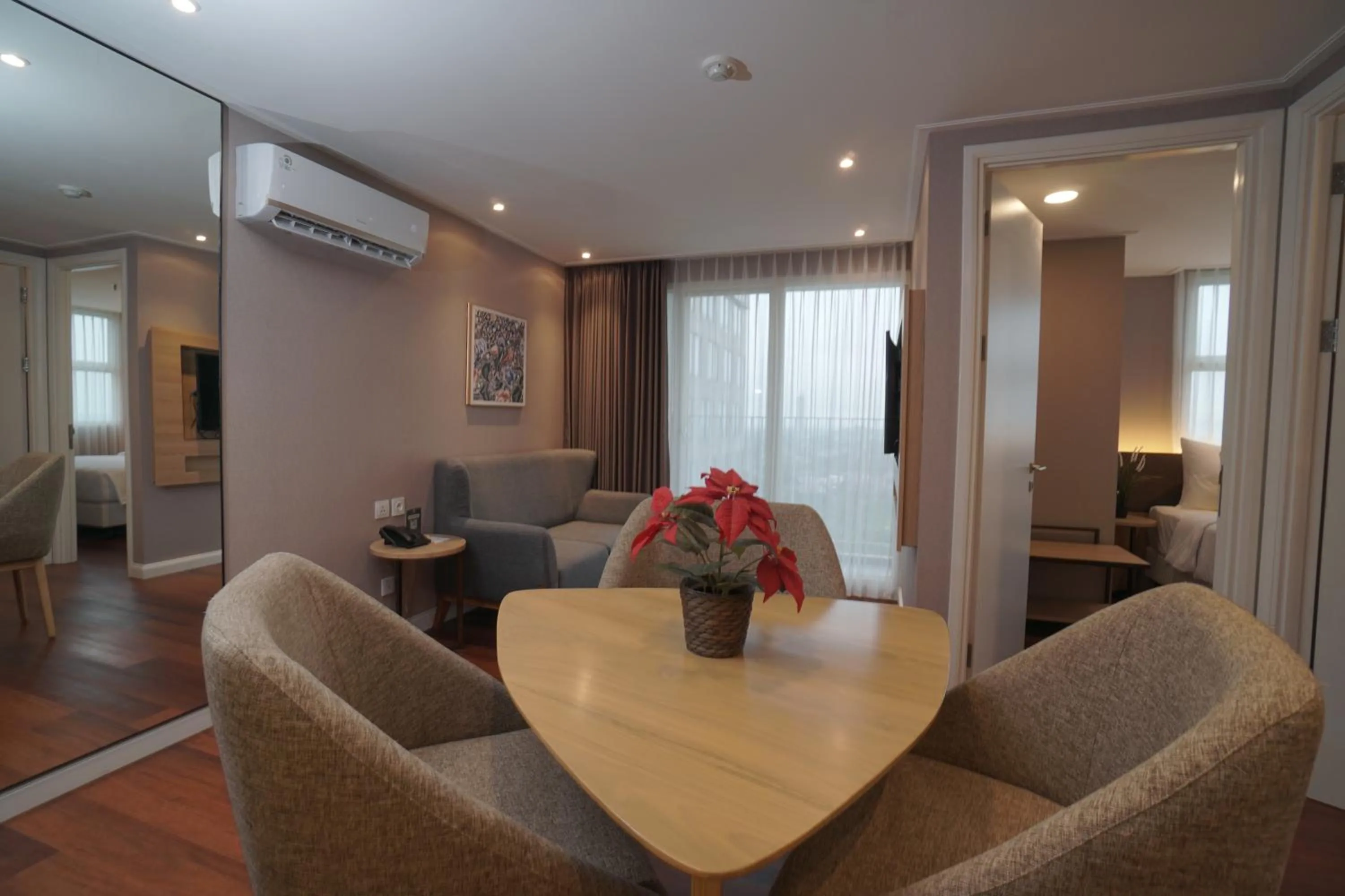 Seating area in Swiss-Belcourt Serpong