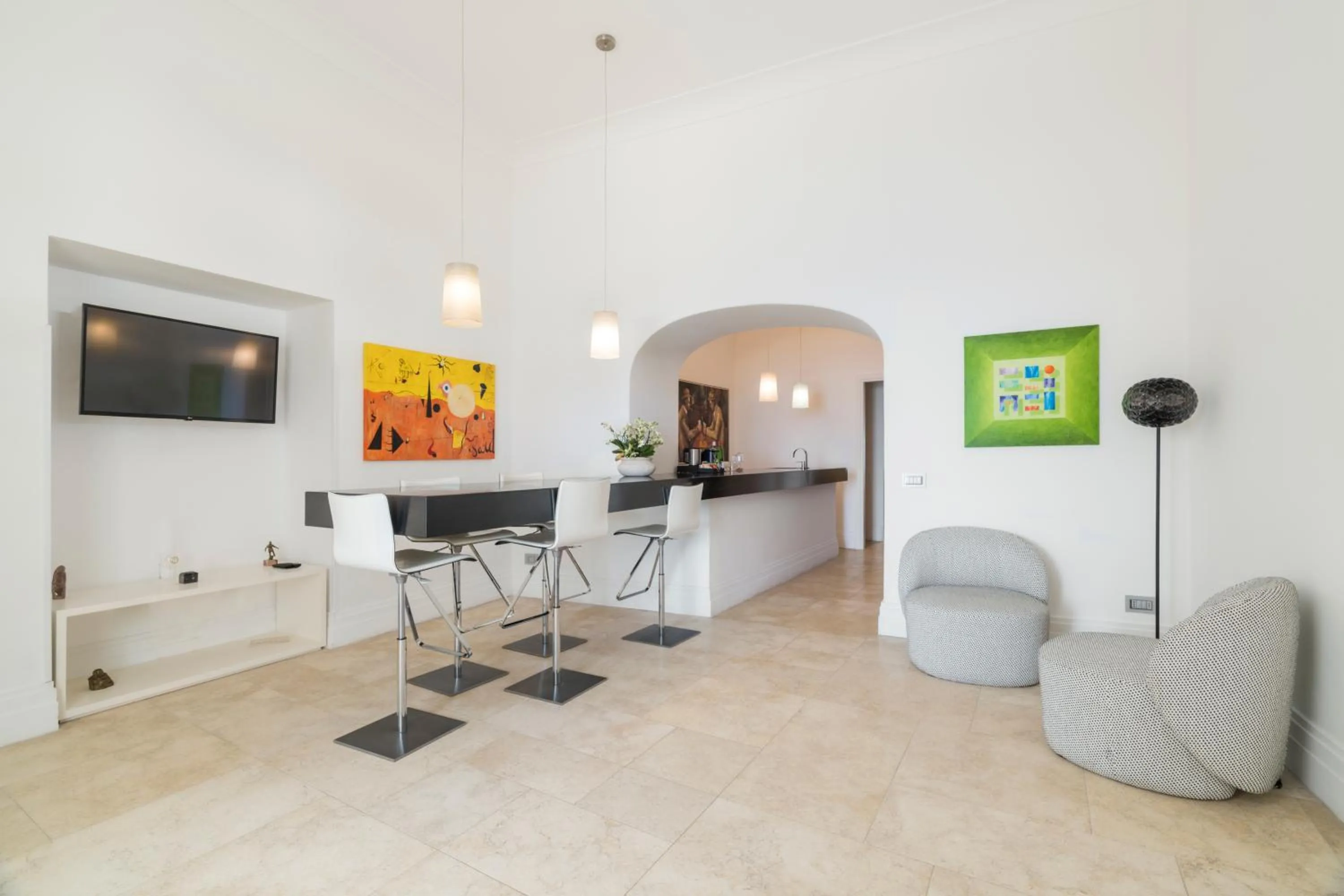 Living room in Villa Magia